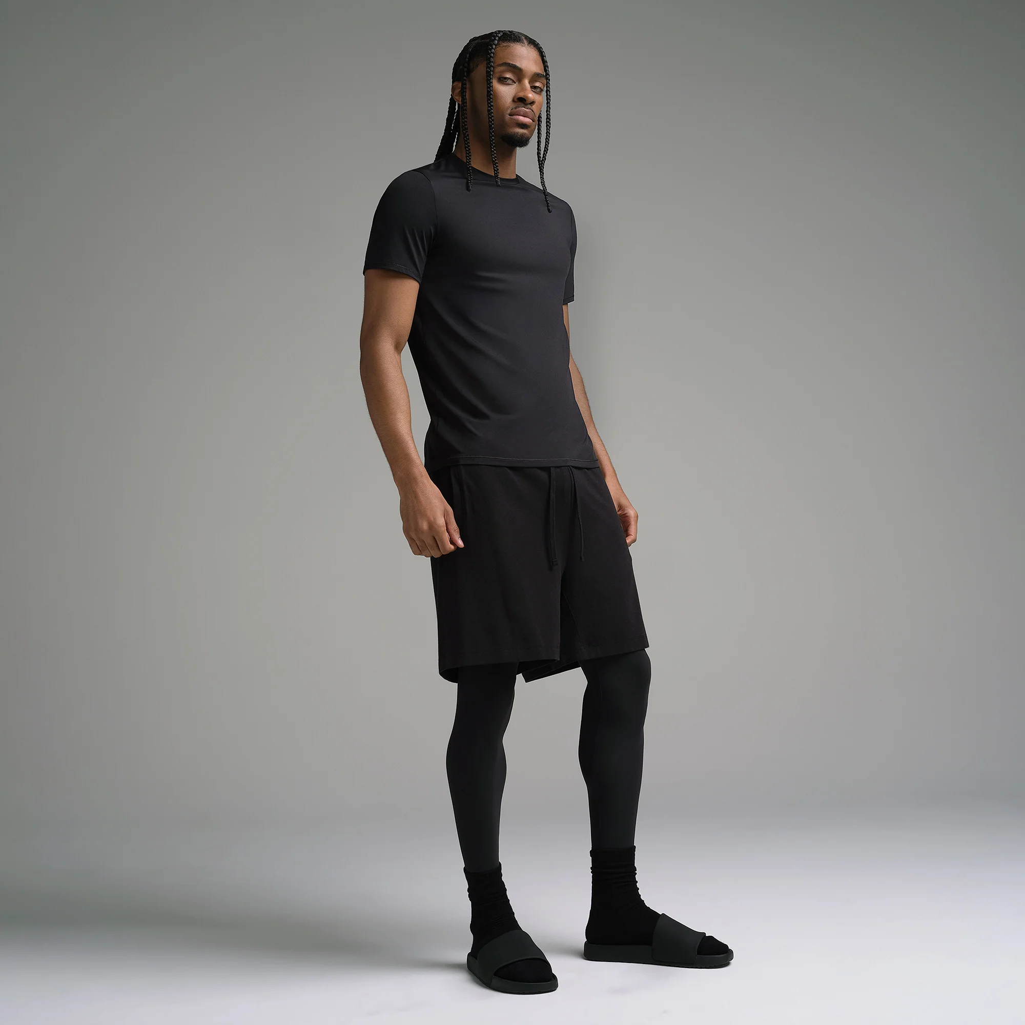 SKIMS FLEX MENS T-SHIRT | GUNMETAL