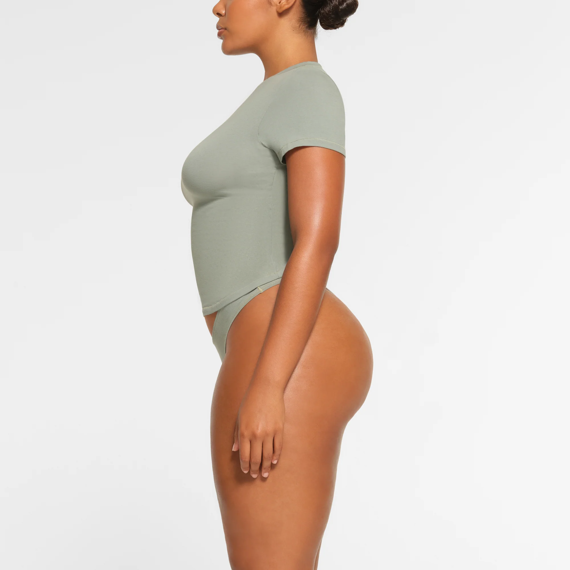 COTTON JERSEY T-SHIRT | MINERAL