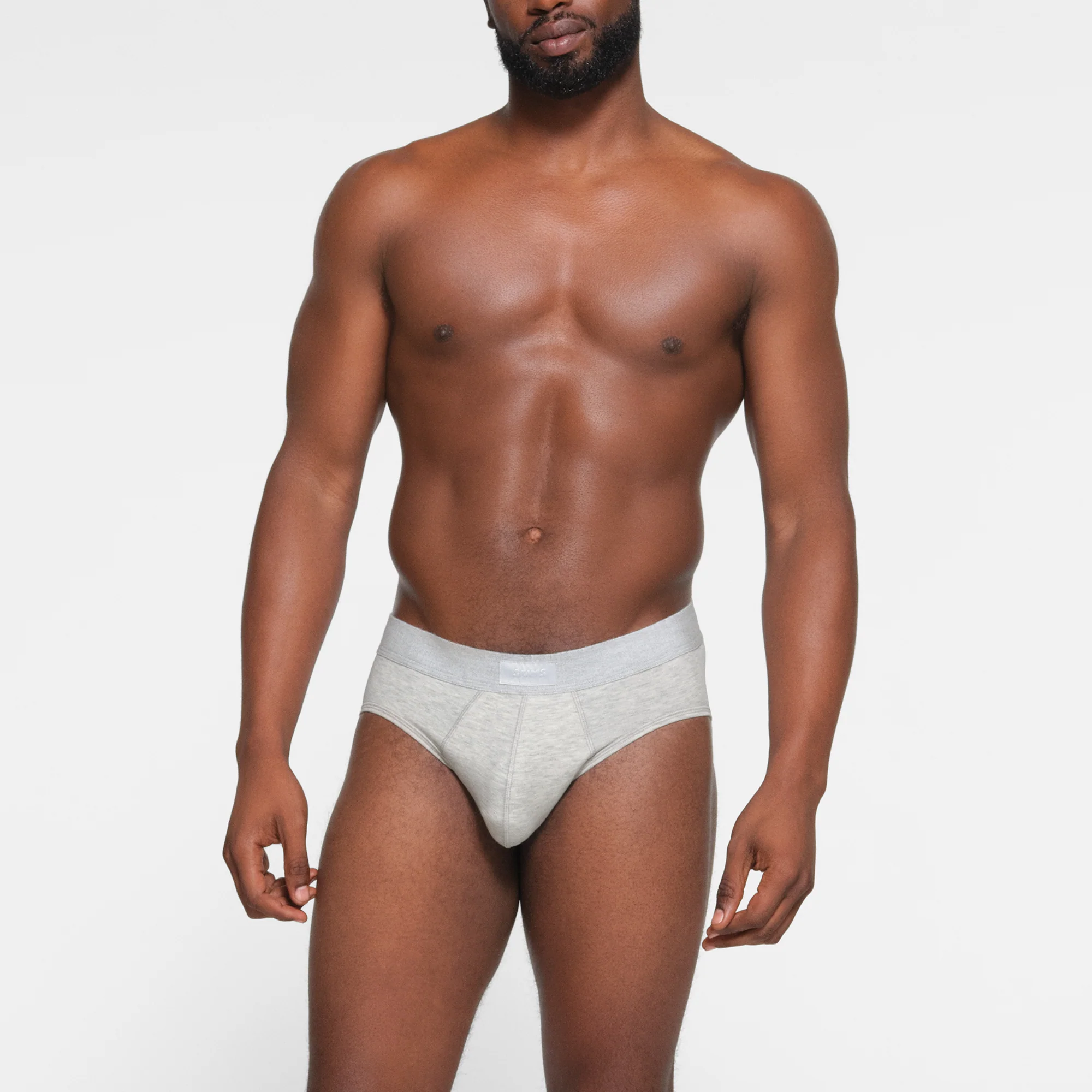 SKIMS COTTON MENS BRIEF 3-PACK | RUSSET MULTI