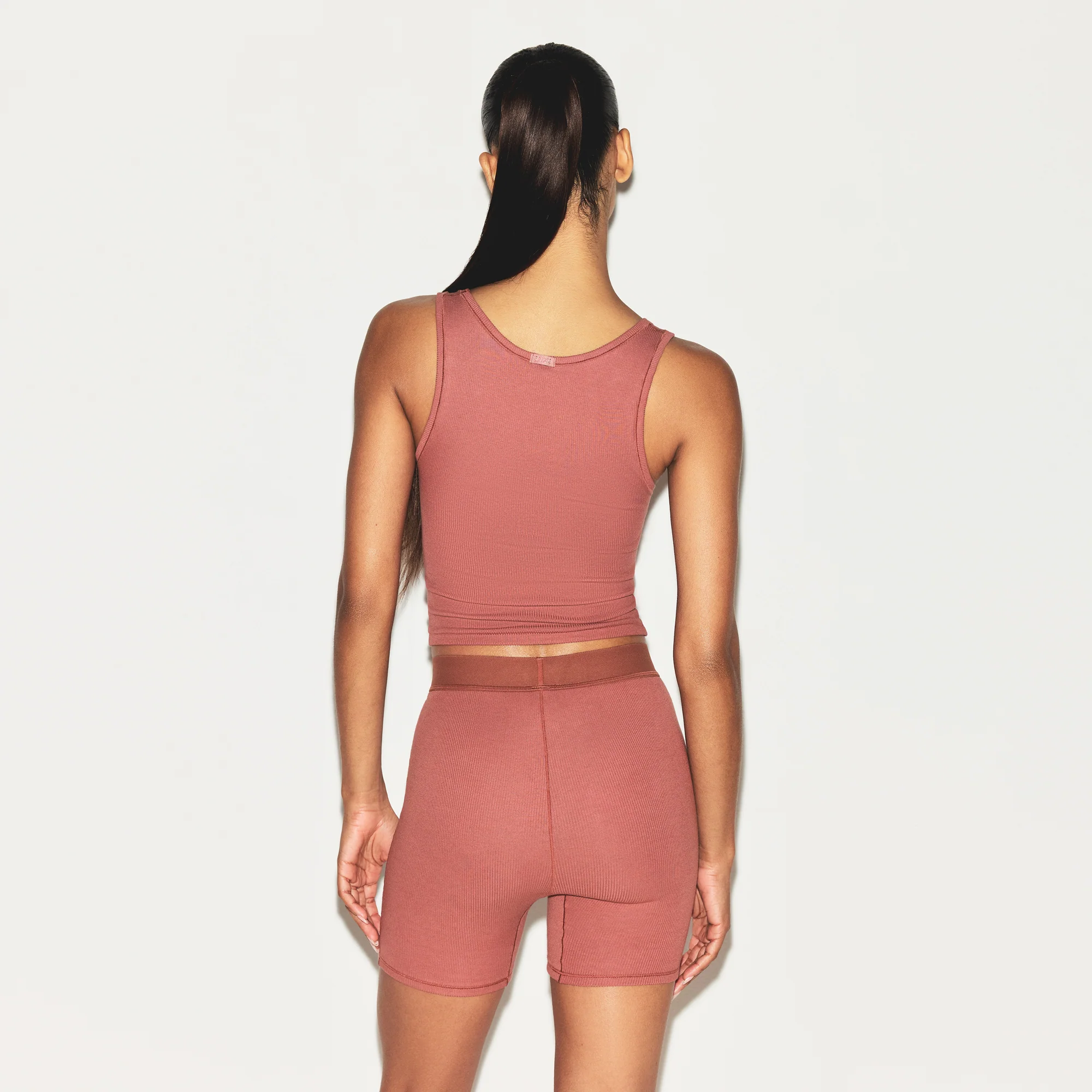 COTTON RIB BOXER | REDWOOD