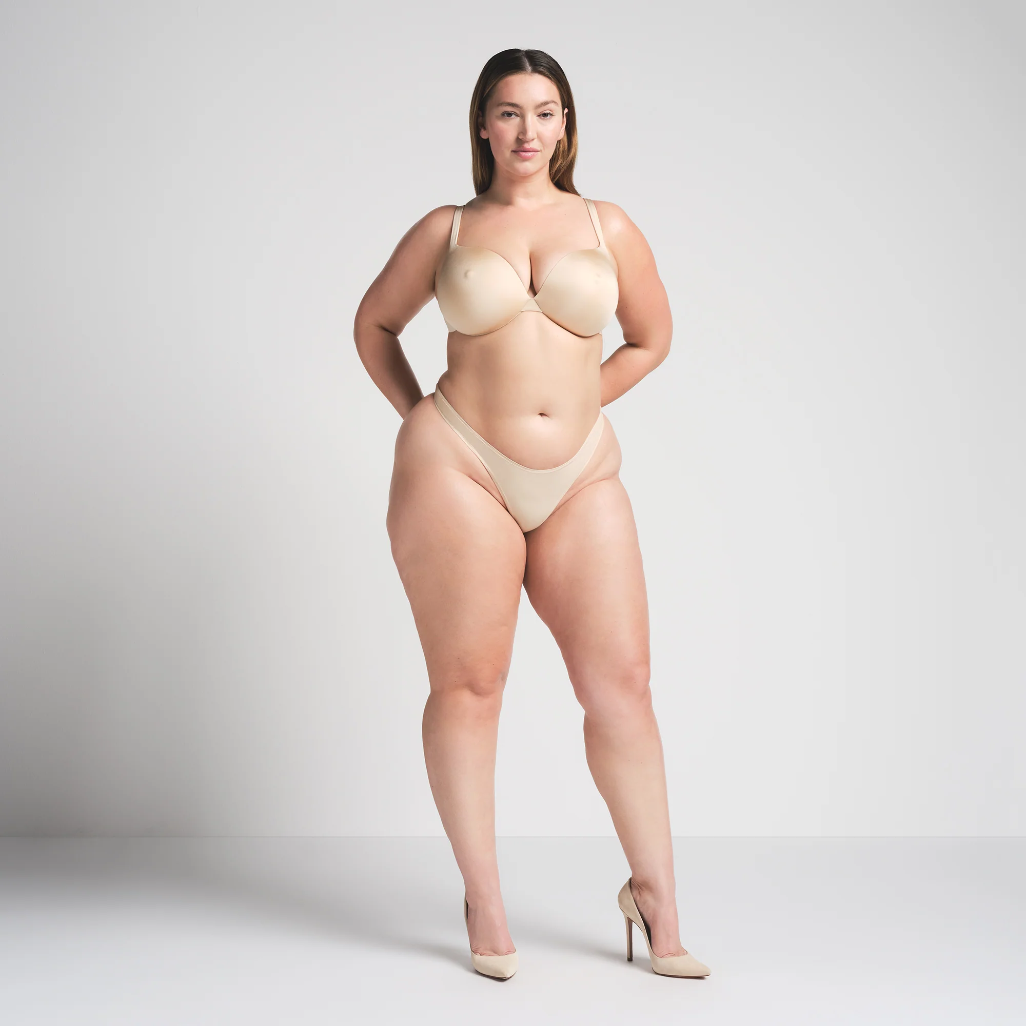 SKIMS ULTIMATE NIPPLE PUSH-UP BRA | CLAY