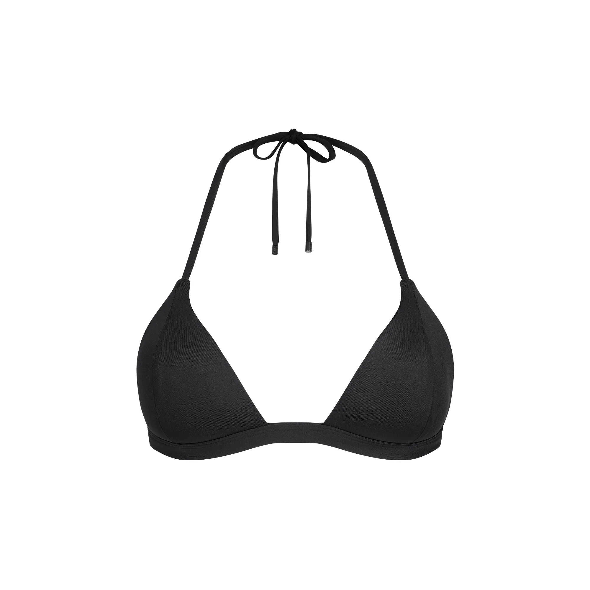 ICONIC SWIM PUSH-UP TRIANGLE BIKINI TOP | OBSIDIAN