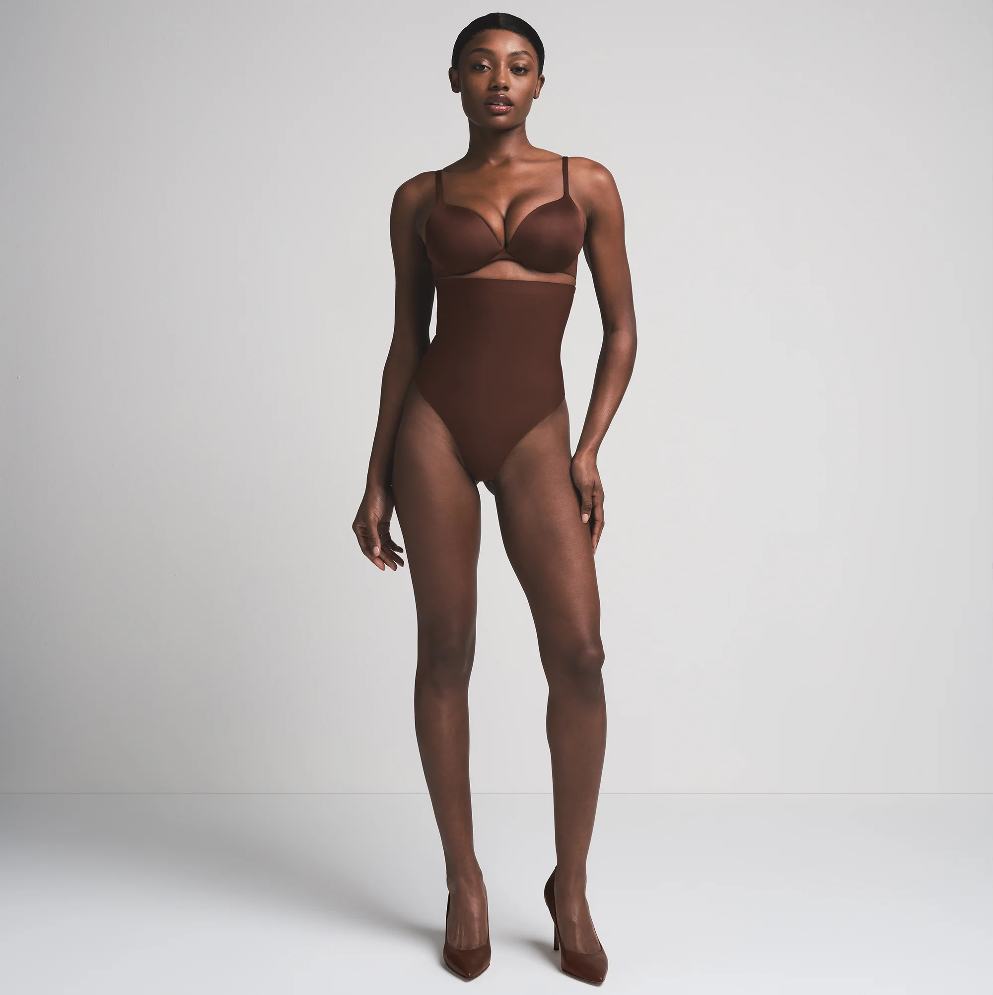 SKIMS BODY CORE SCULPT HIGH-WAISTED THONG | ONYX