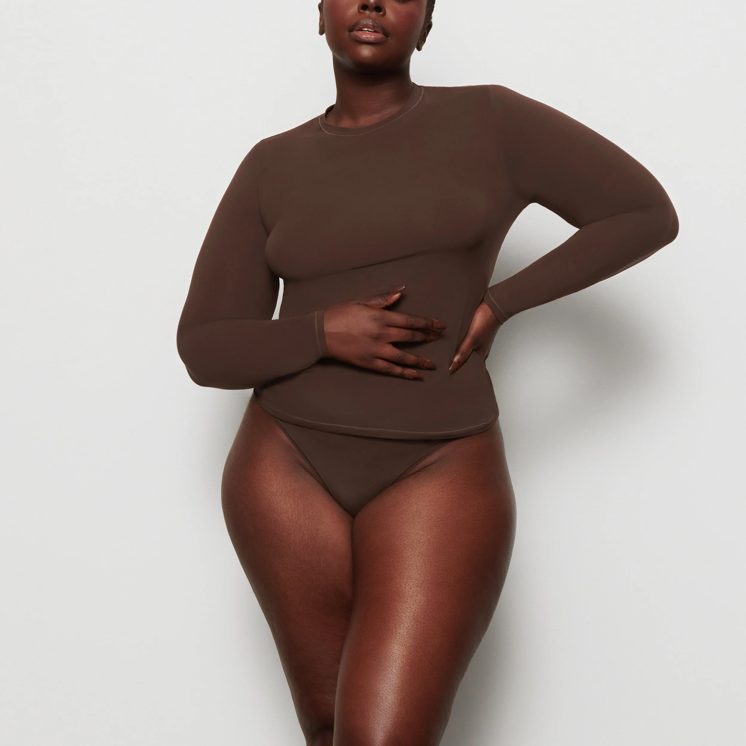 FITS EVERYBODY LONG SLEEVE T-SHIRT | DESERT CLAY