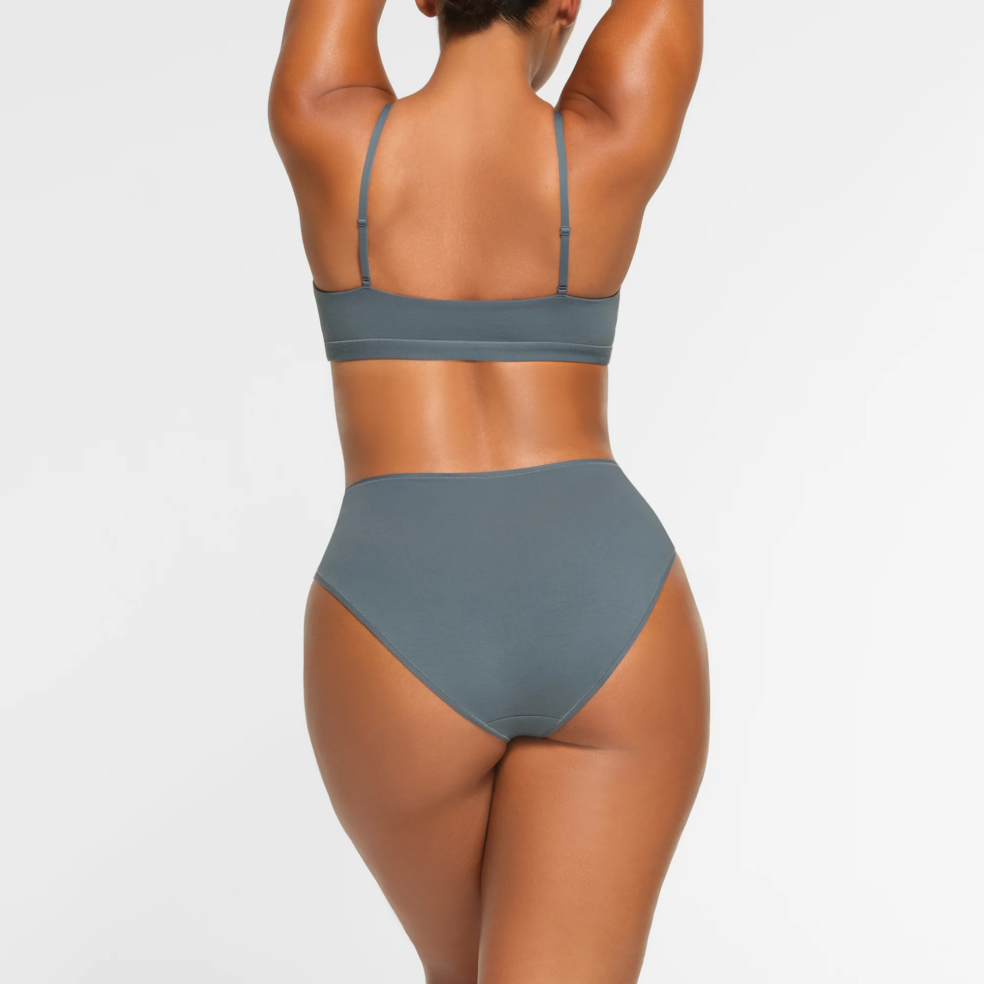 COTTON JERSEY SCOOP BRALETTE | SOOT