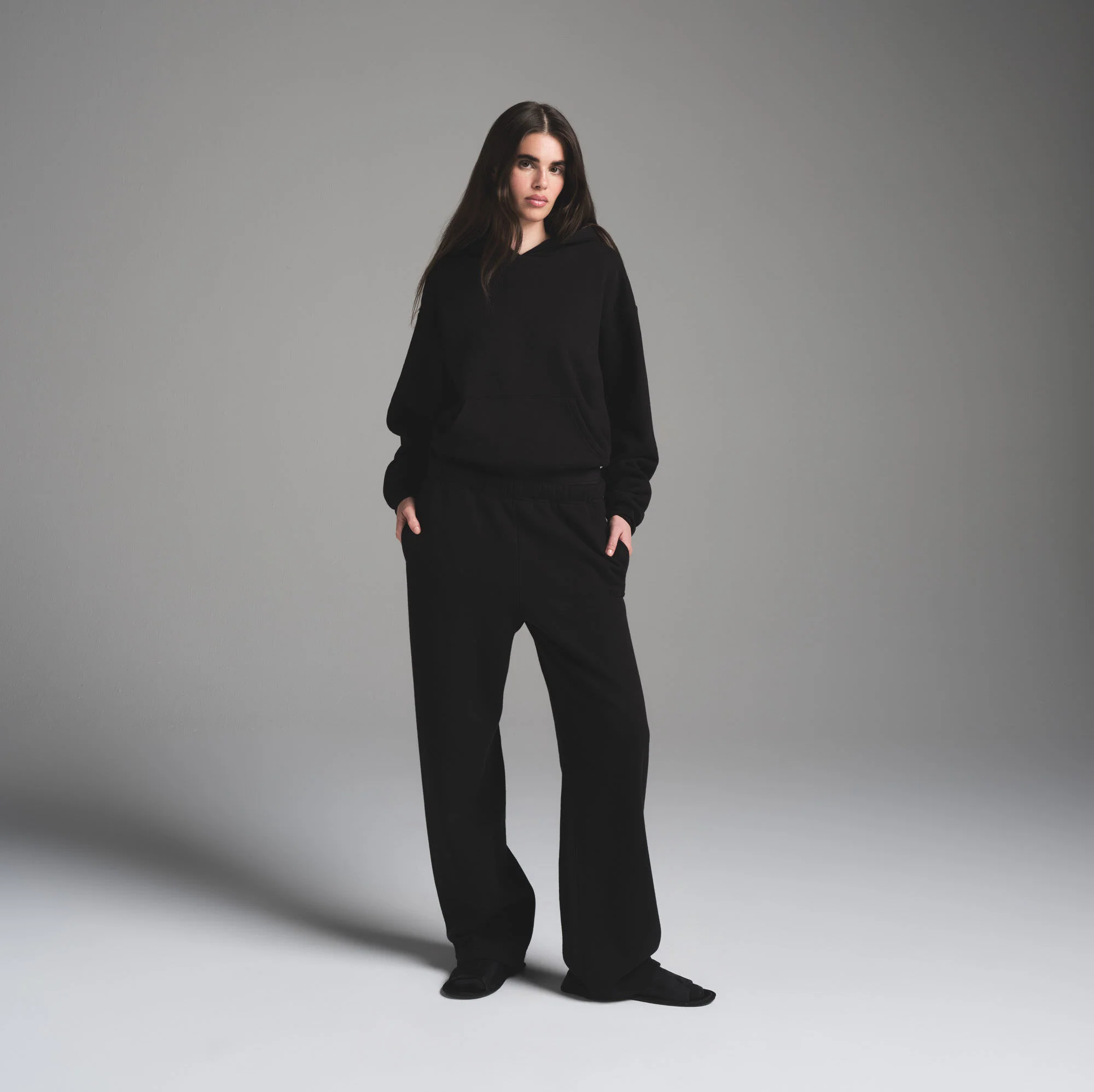 COTTON FLEECE CLASSIC HOODIE | LIGHT HEATHER GREY