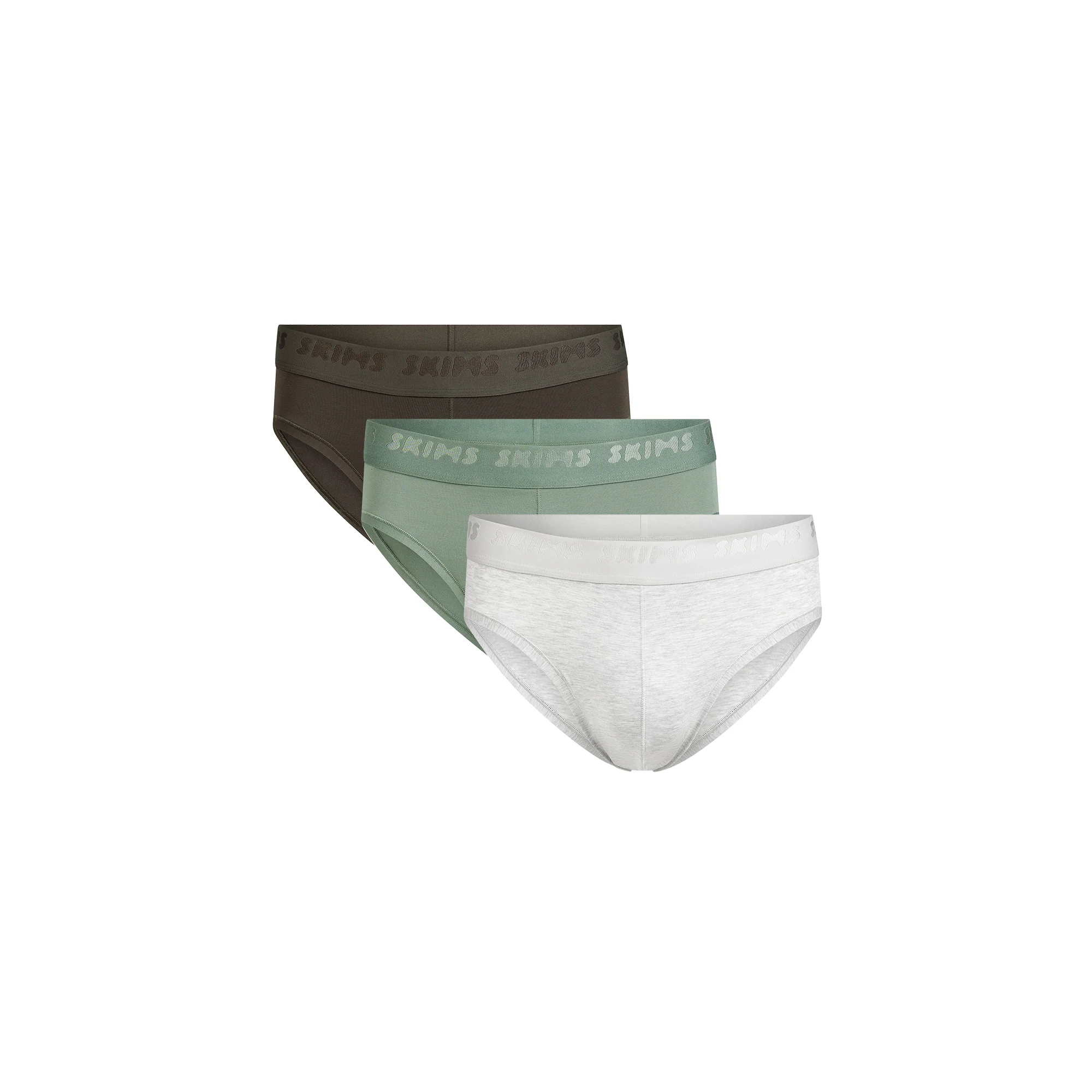 SKIMS STRETCH MENS BRIEF 3-PACK | LAUREL MULTI
