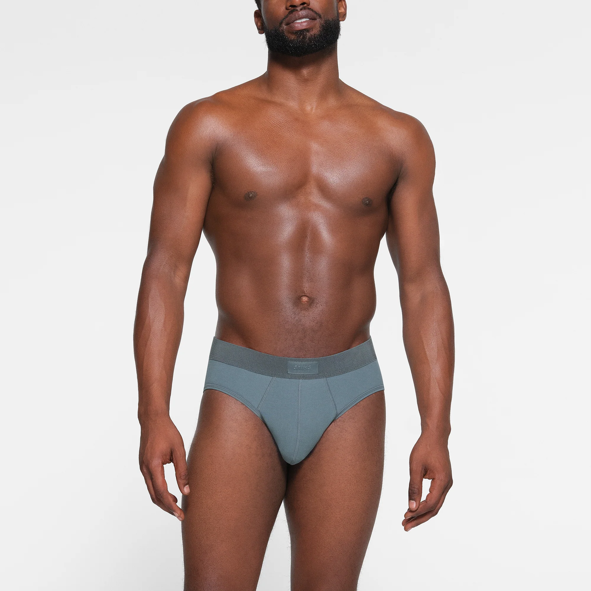 SKIMS COTTON MENS BRIEF | RUSSET