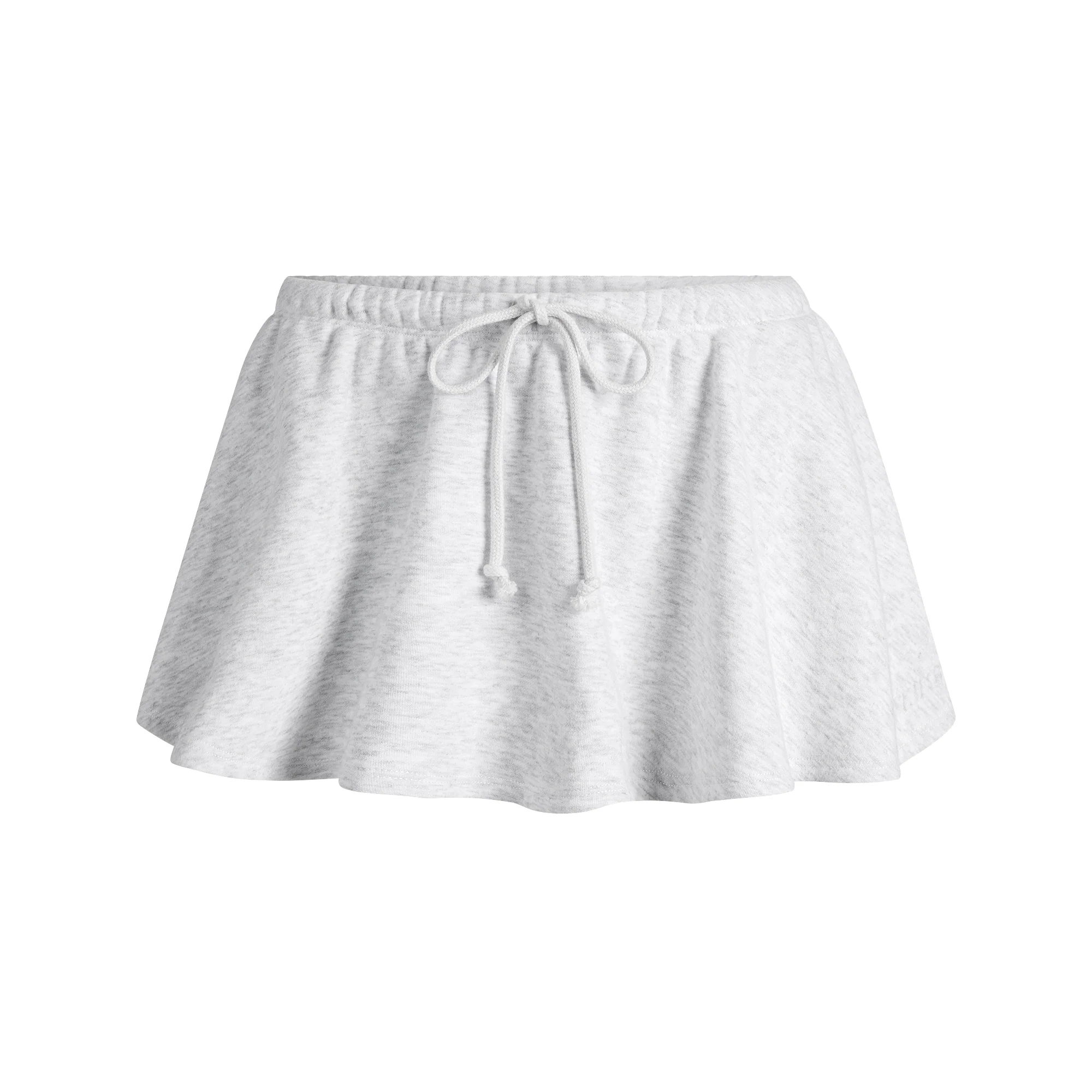 COTTON FLEECE MICRO SKIRT | RUBY
