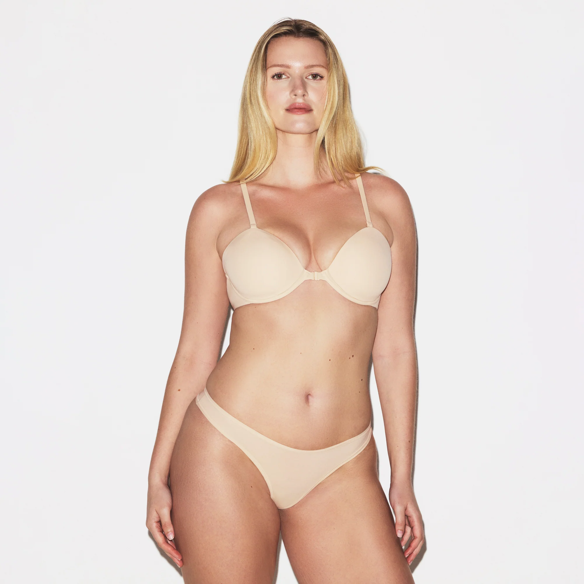 FITS EVERYBODY RACERBACK DEMI BRA | CLAY