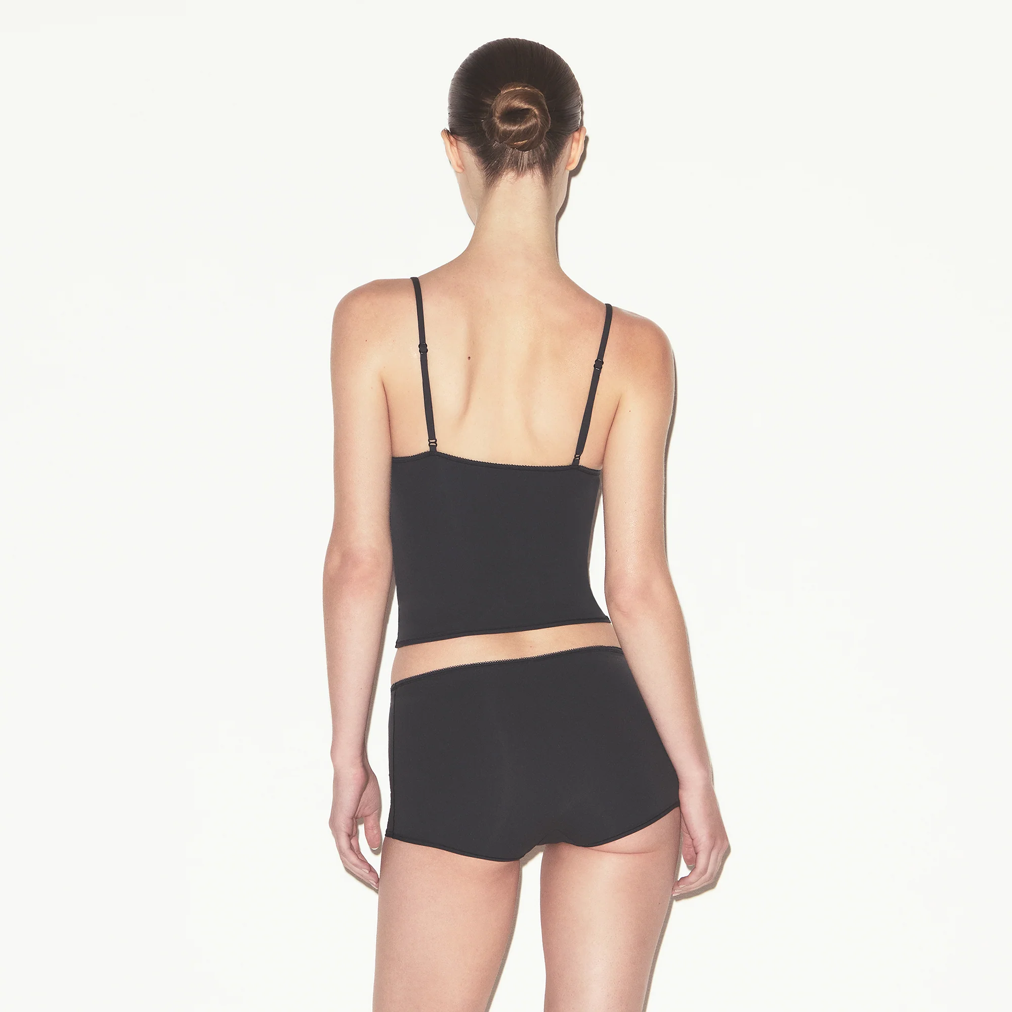 FITS EVERYBODY PICOT CAMI AND BOY SHORT SET | SIENNA JAGUAR PRINT