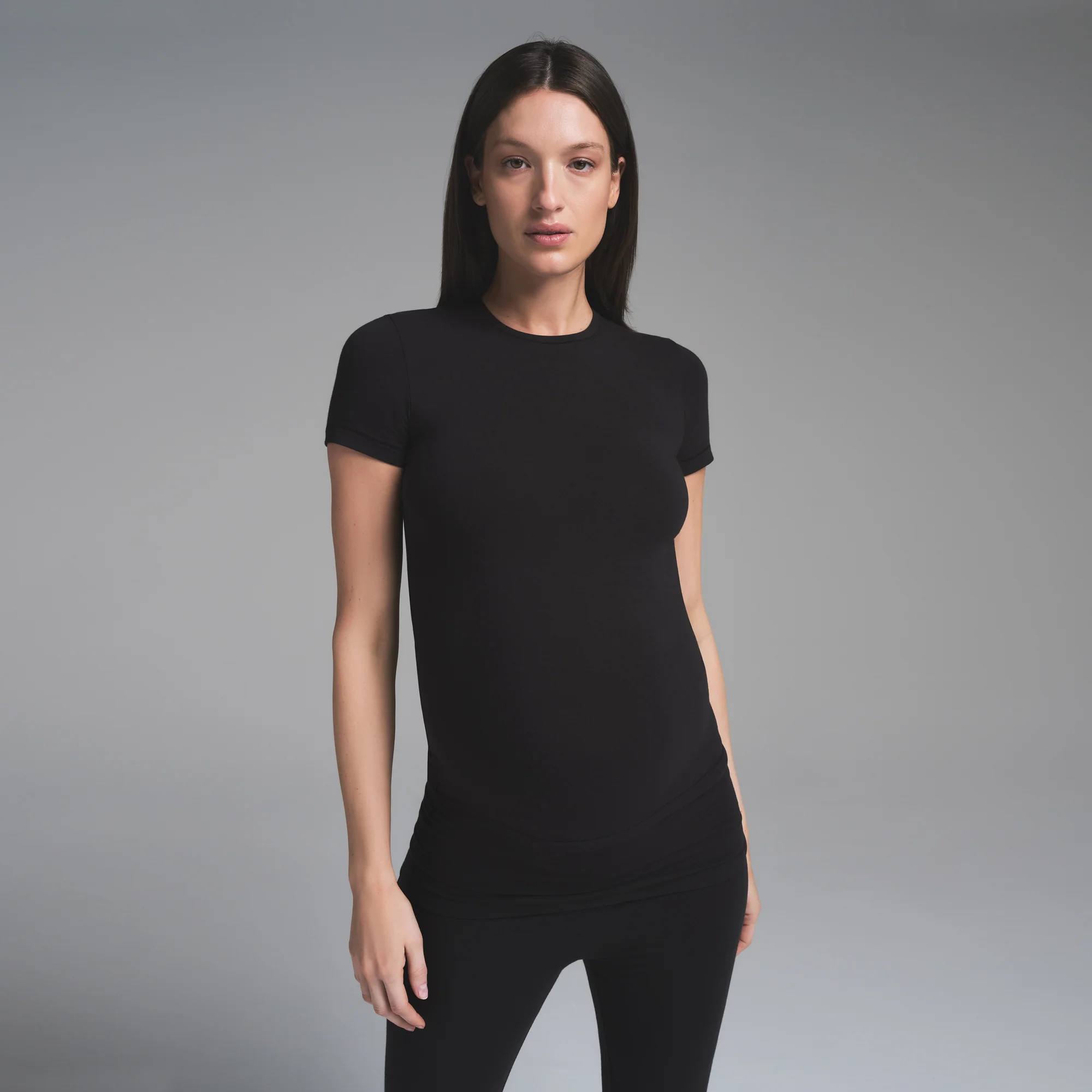COTTON JERSEY MATERNITY T-SHIRT | SOOT