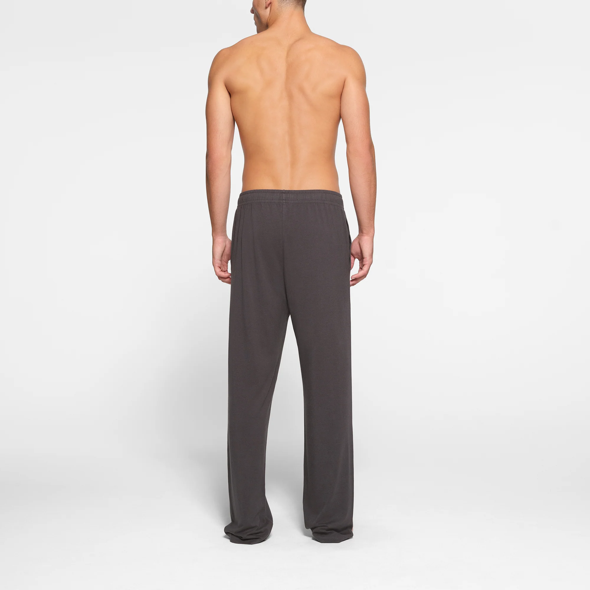 JERSEY LOUNGE MENS RELAXED STRAIGHT LEG PANT | ASH