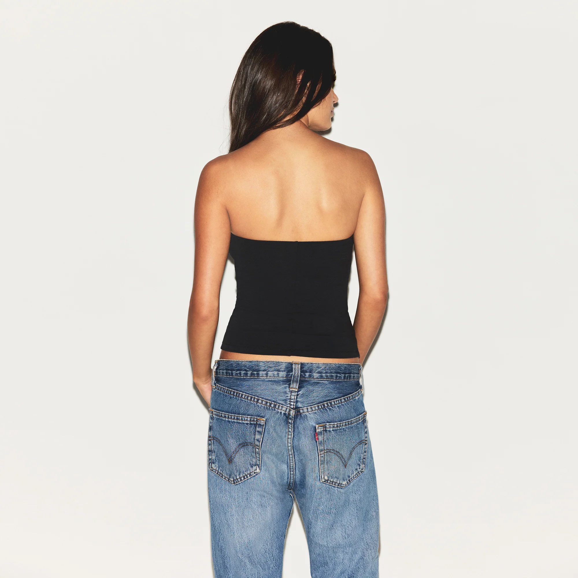 COTTON JERSEY TUBE TOP | HARBOR
