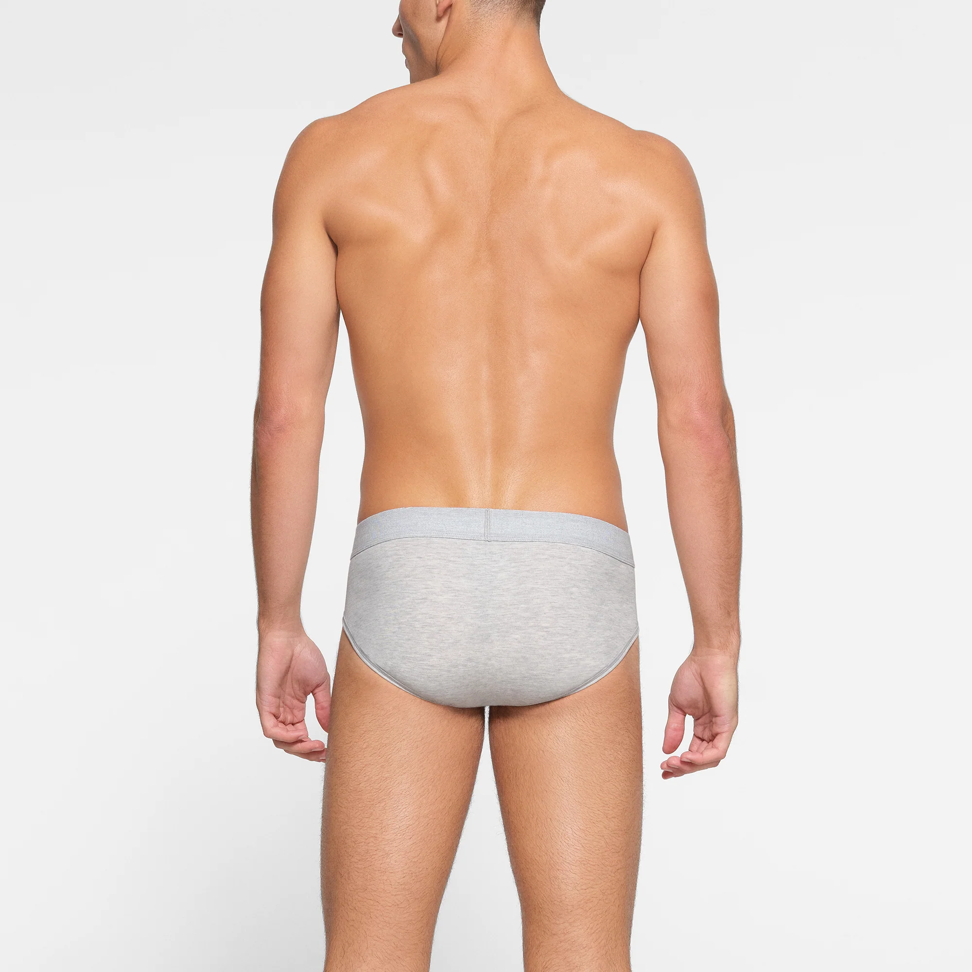 SKIMS COTTON MENS BRIEF | RUSSET