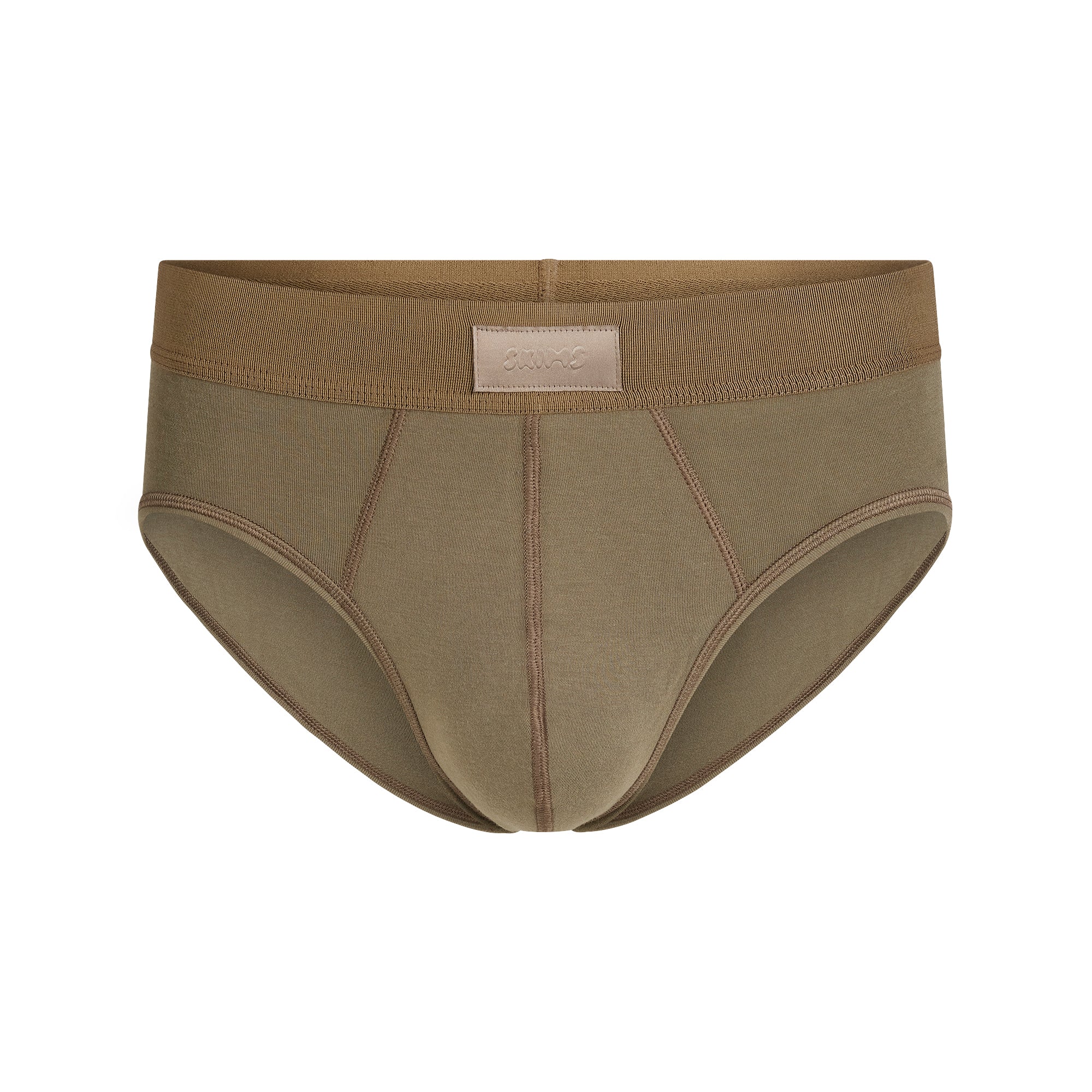 SKIMS COTTON MENS BRIEF | ARMY