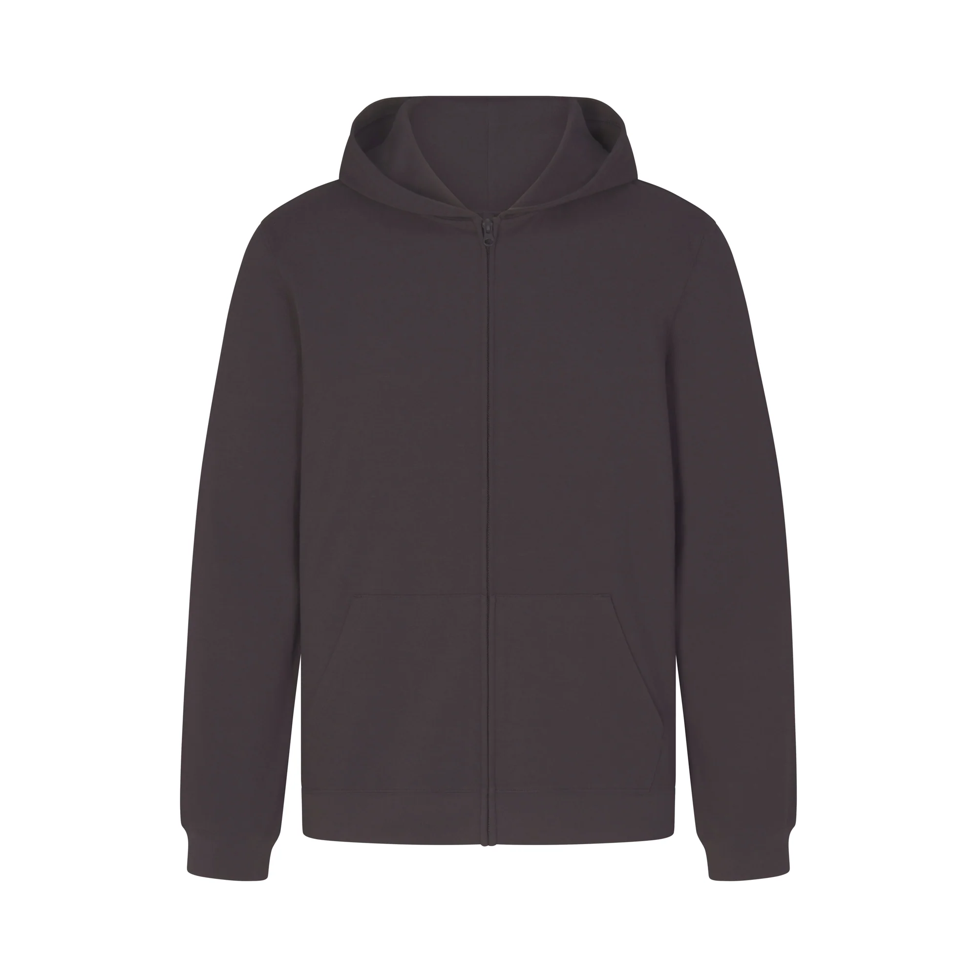 JERSEY LOUNGE MENS ZIP UP HOODIE | ASH