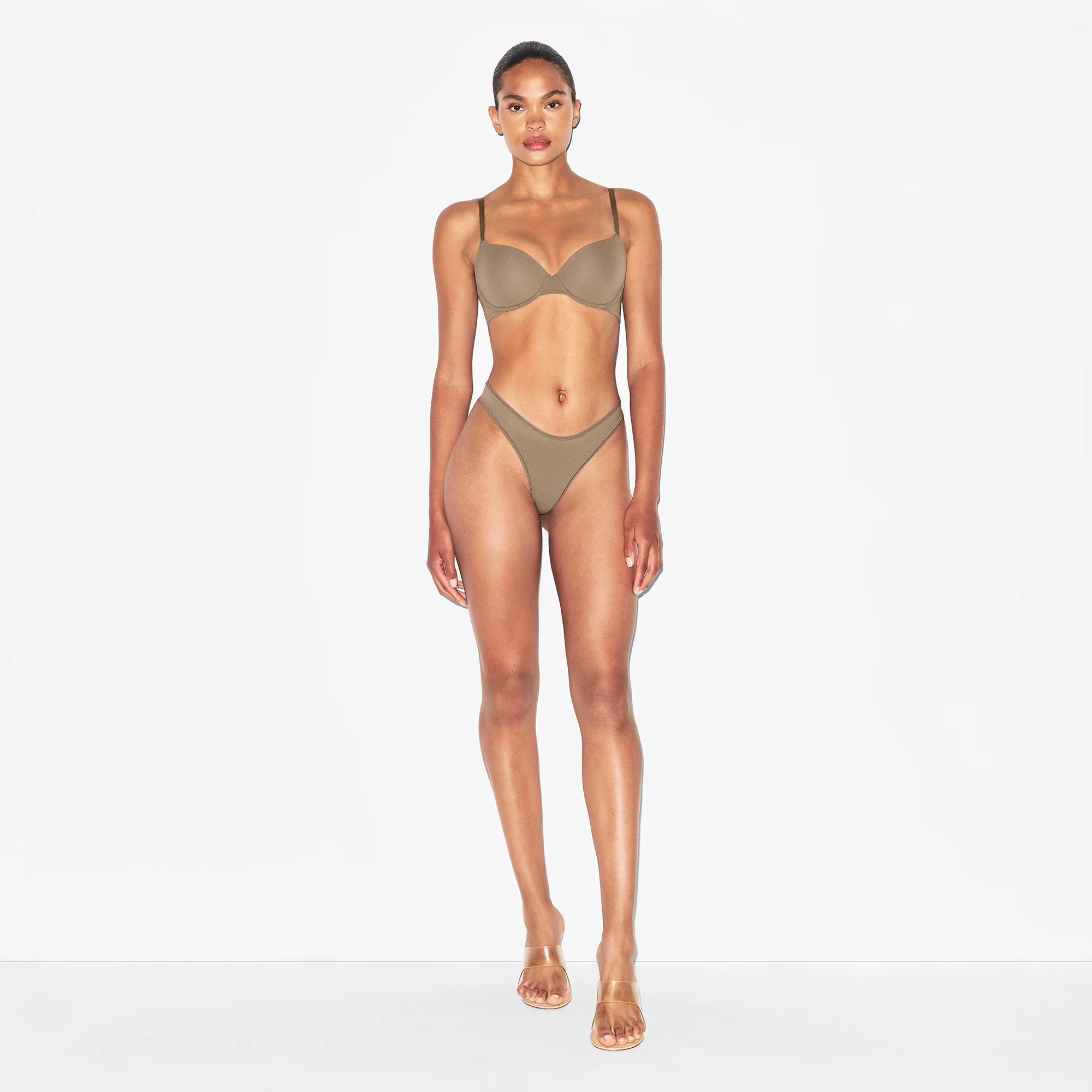 FITS EVERYBODY DIPPED FRONT THONG | DESERT CLAY