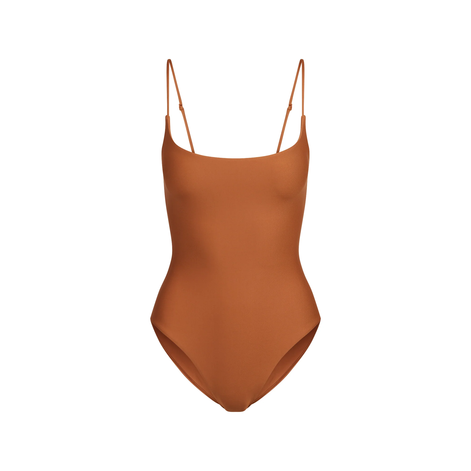 ICONIC SWIM SQUARE NECK ONE PIECE | BRONZE