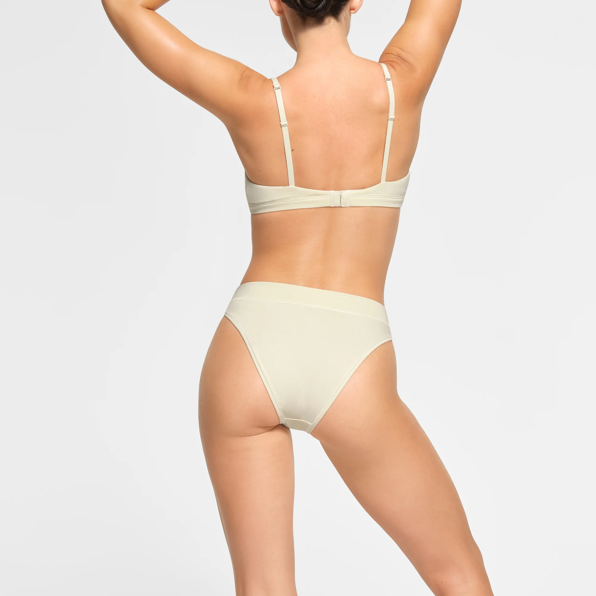COTTON JERSEY CHEEKY TANGA | SOOT