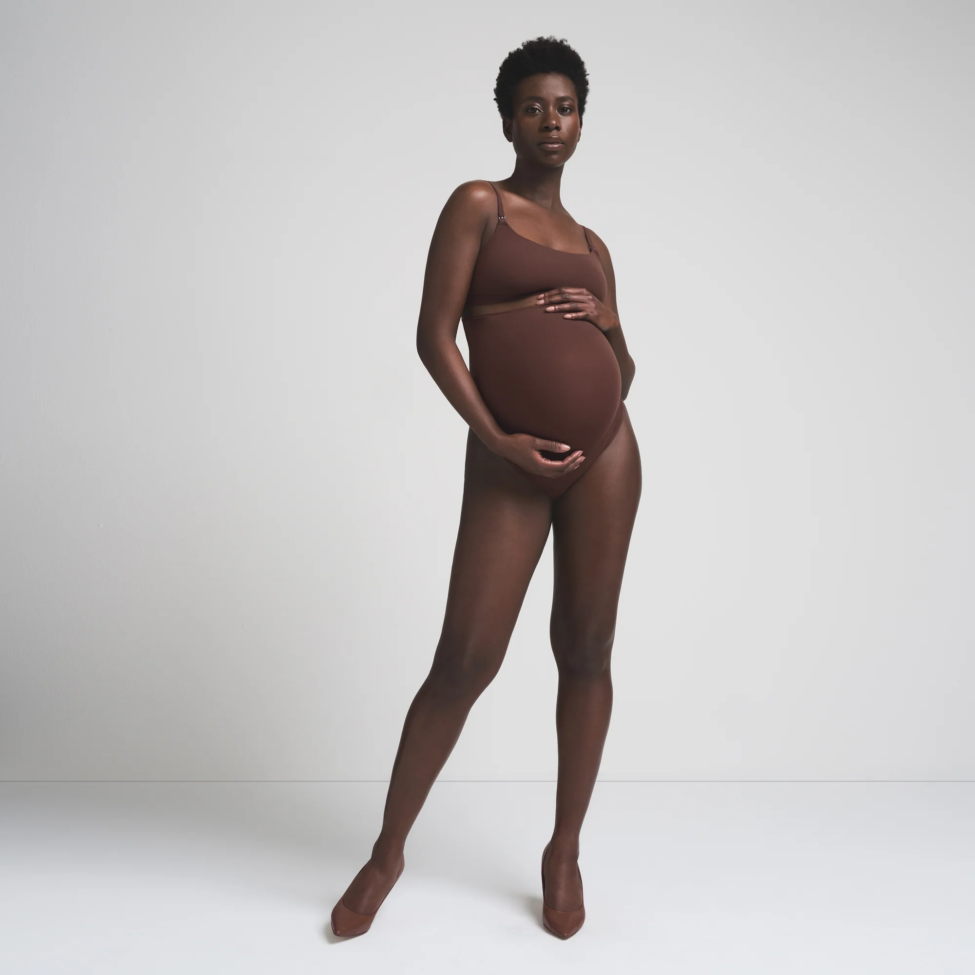 FITS EVERYBODY MATERNITY HIGH-WAISTED THONG | ONYX