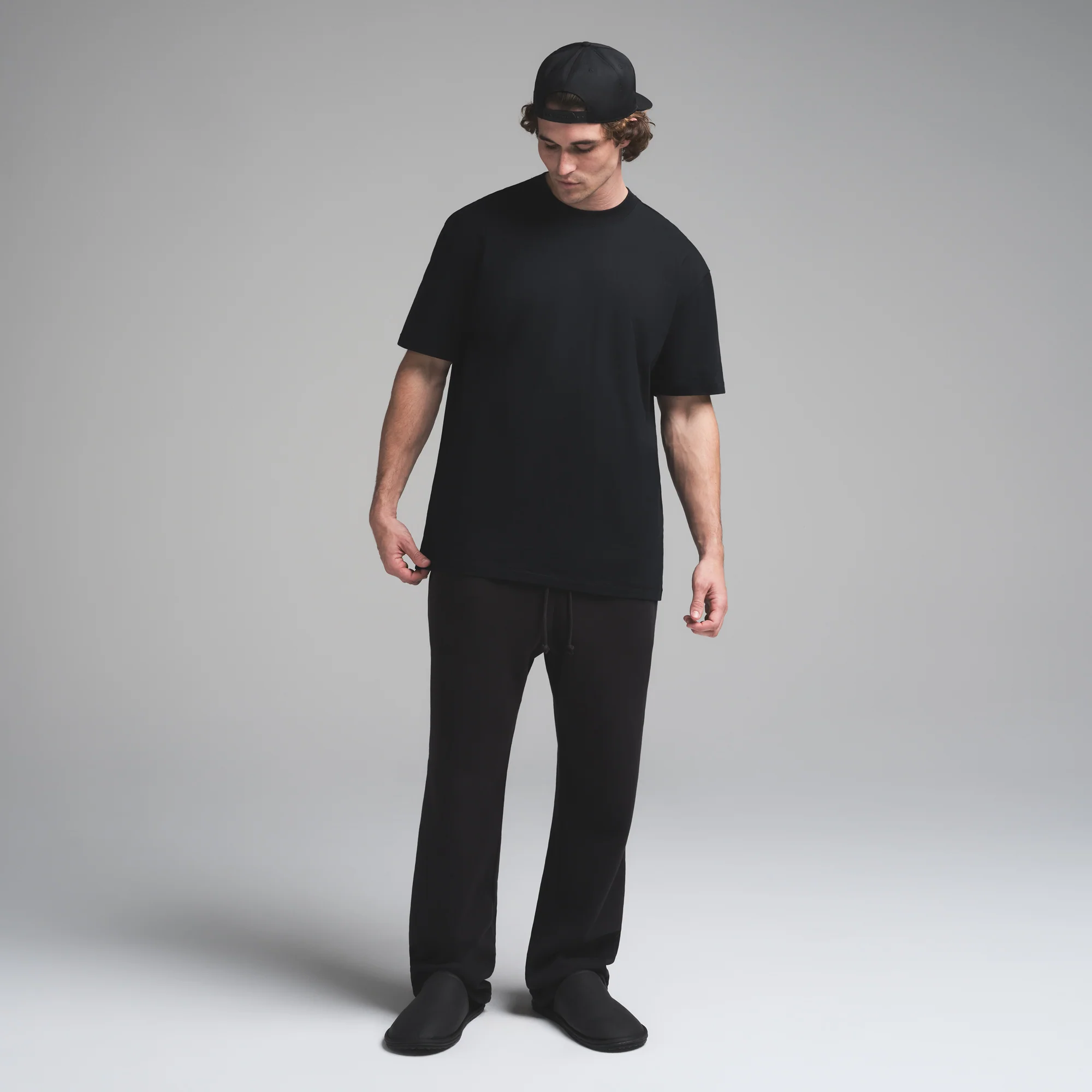 HEAVYWEIGHT COTTON MENS RELAXED T-SHIRT | CHALK