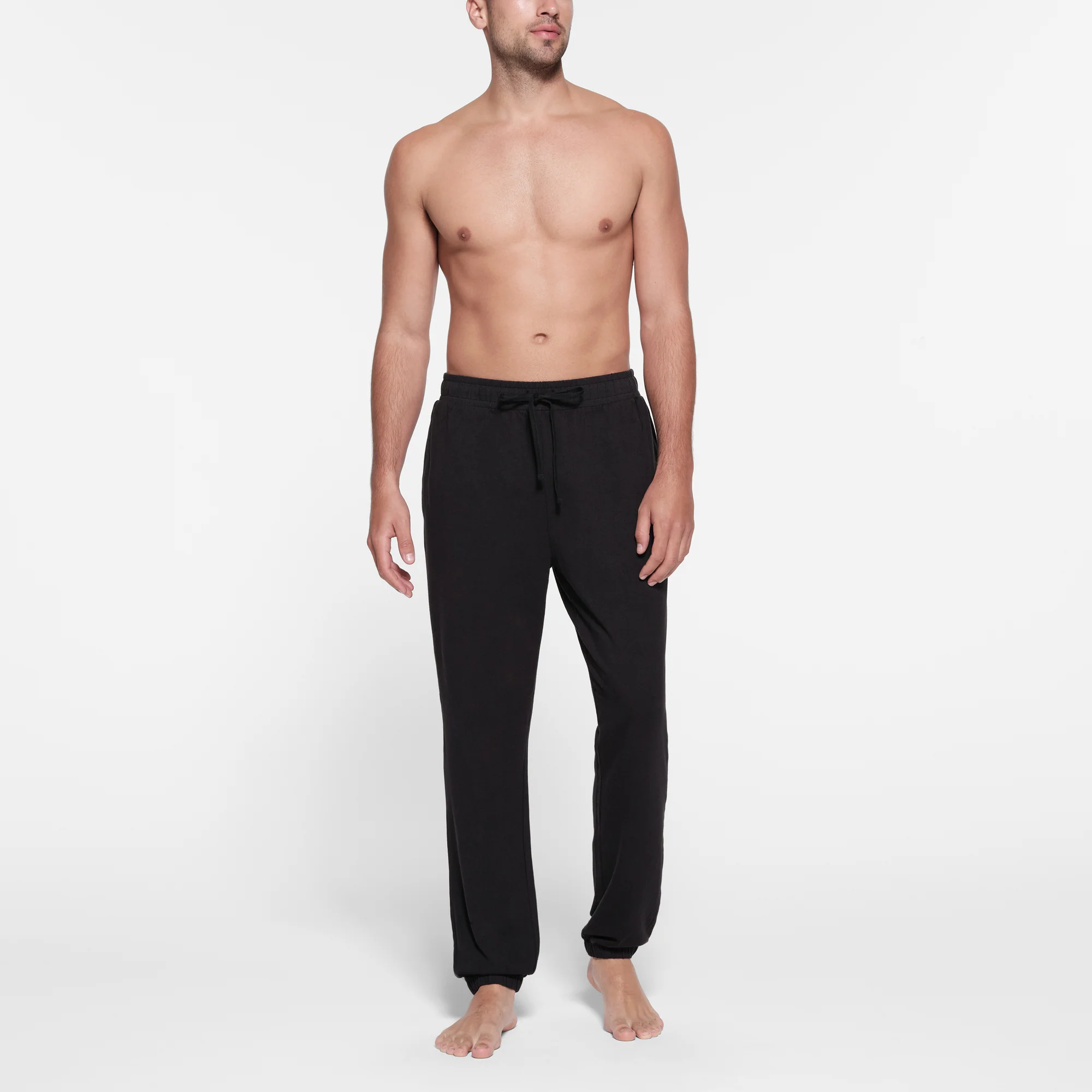 JERSEY LOUNGE MENS JOGGER | OBSIDIAN