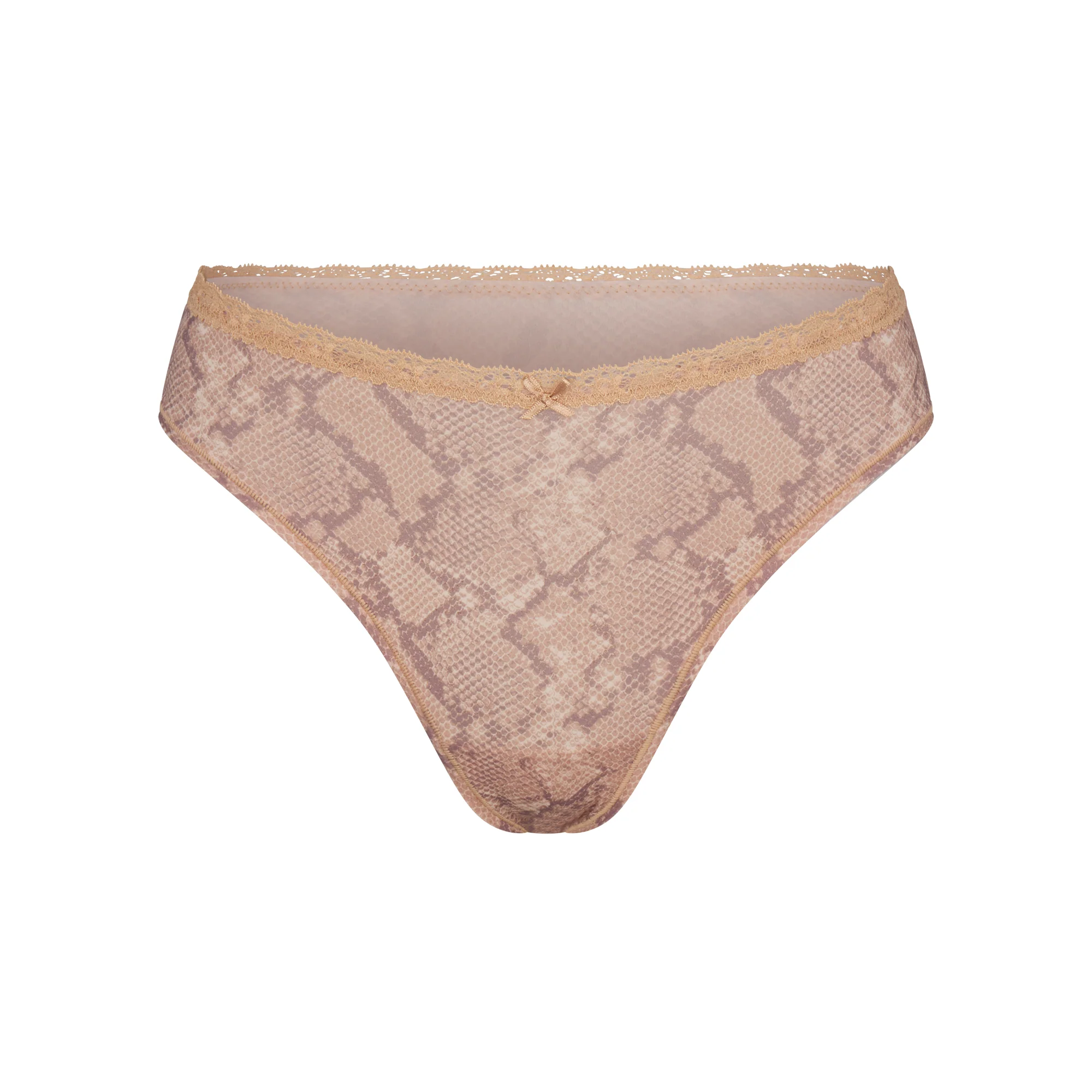 FITS EVERYBODY LACE DIPPED THONG 4-PACK | JASPER SNAKE MULTI