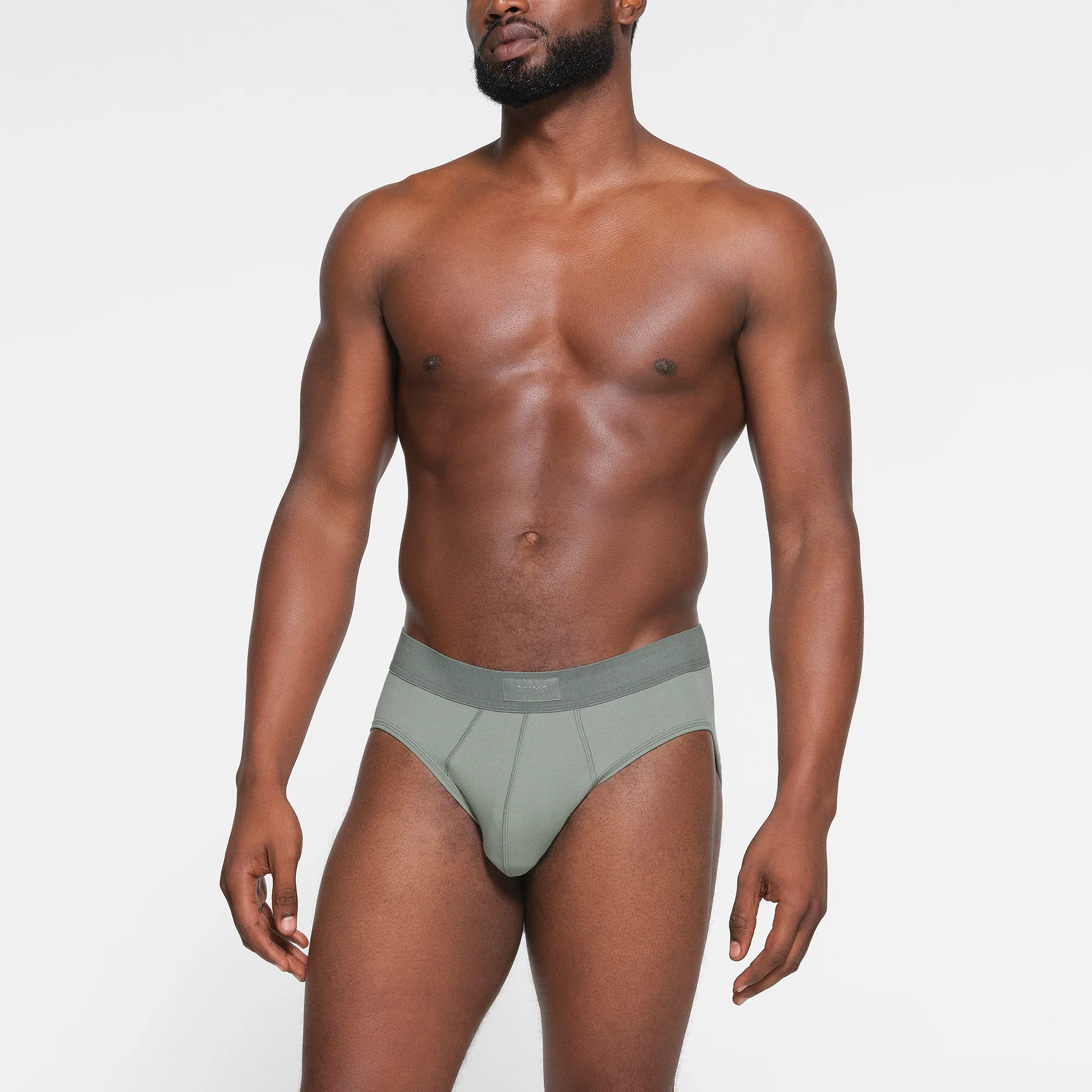 SKIMS COTTON MENS BRIEF 3-PACK | RUSSET MULTI