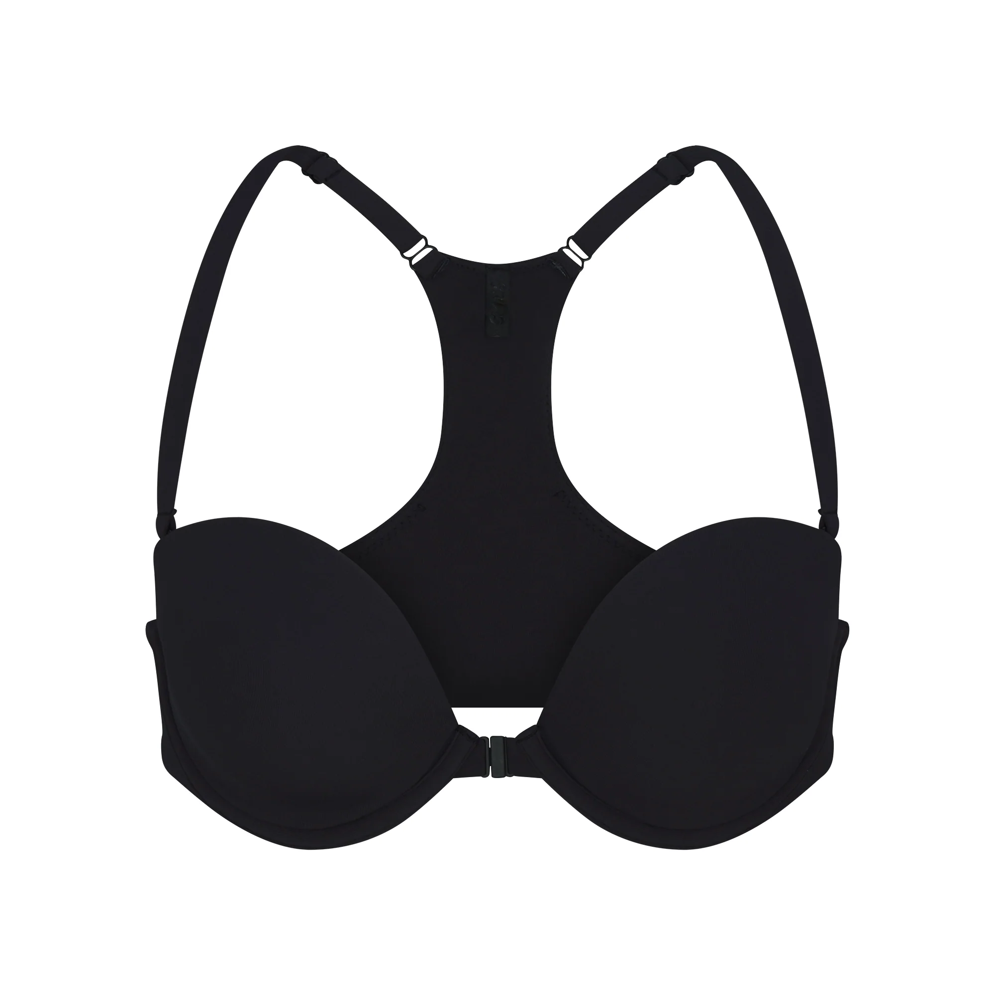 FITS EVERYBODY RACERBACK DEMI BRA | CLAY