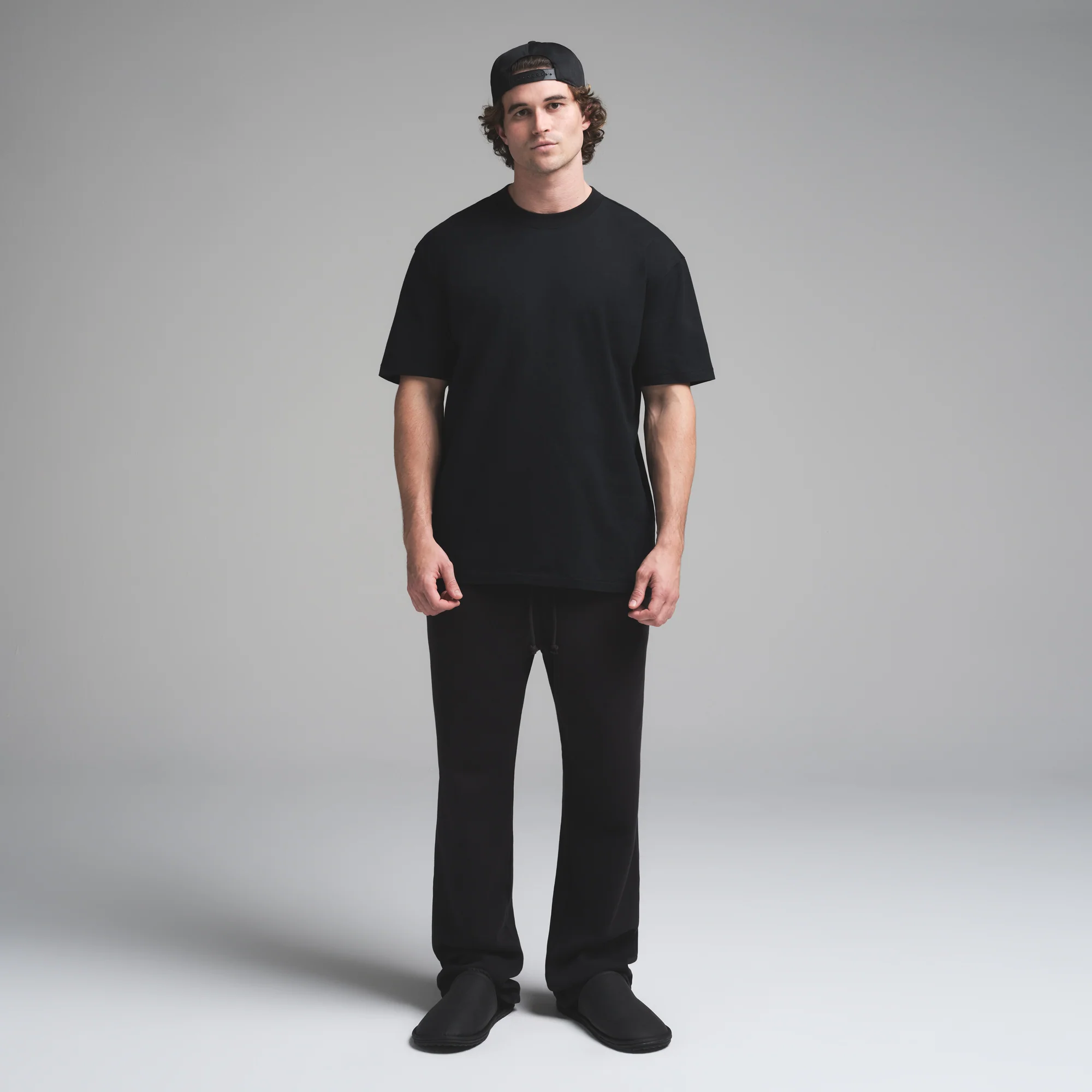 HEAVYWEIGHT COTTON MENS RELAXED T-SHIRT | CHALK