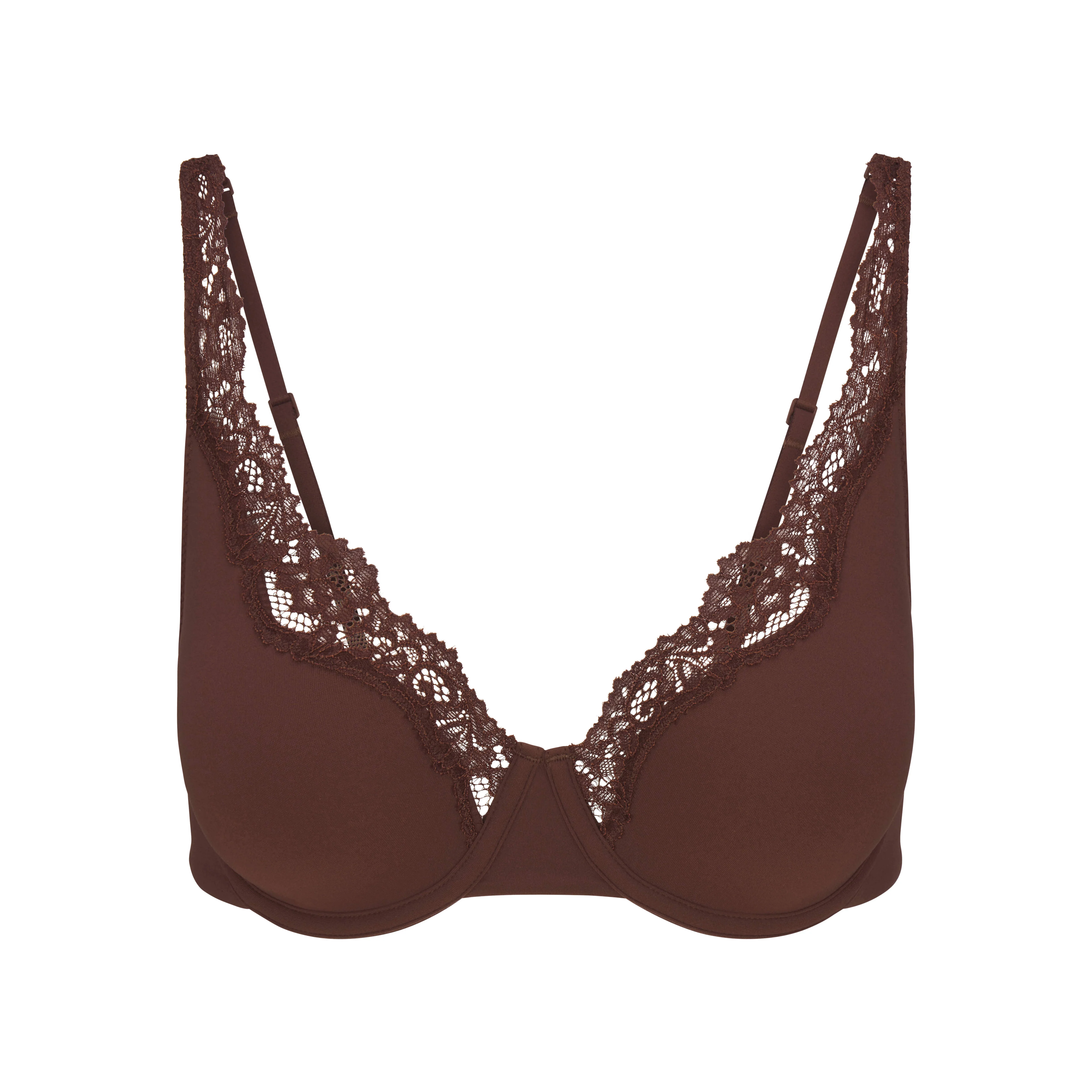 FITS EVERYBODY LACE UNLINED FULL COVERAGE BRA | ONYX