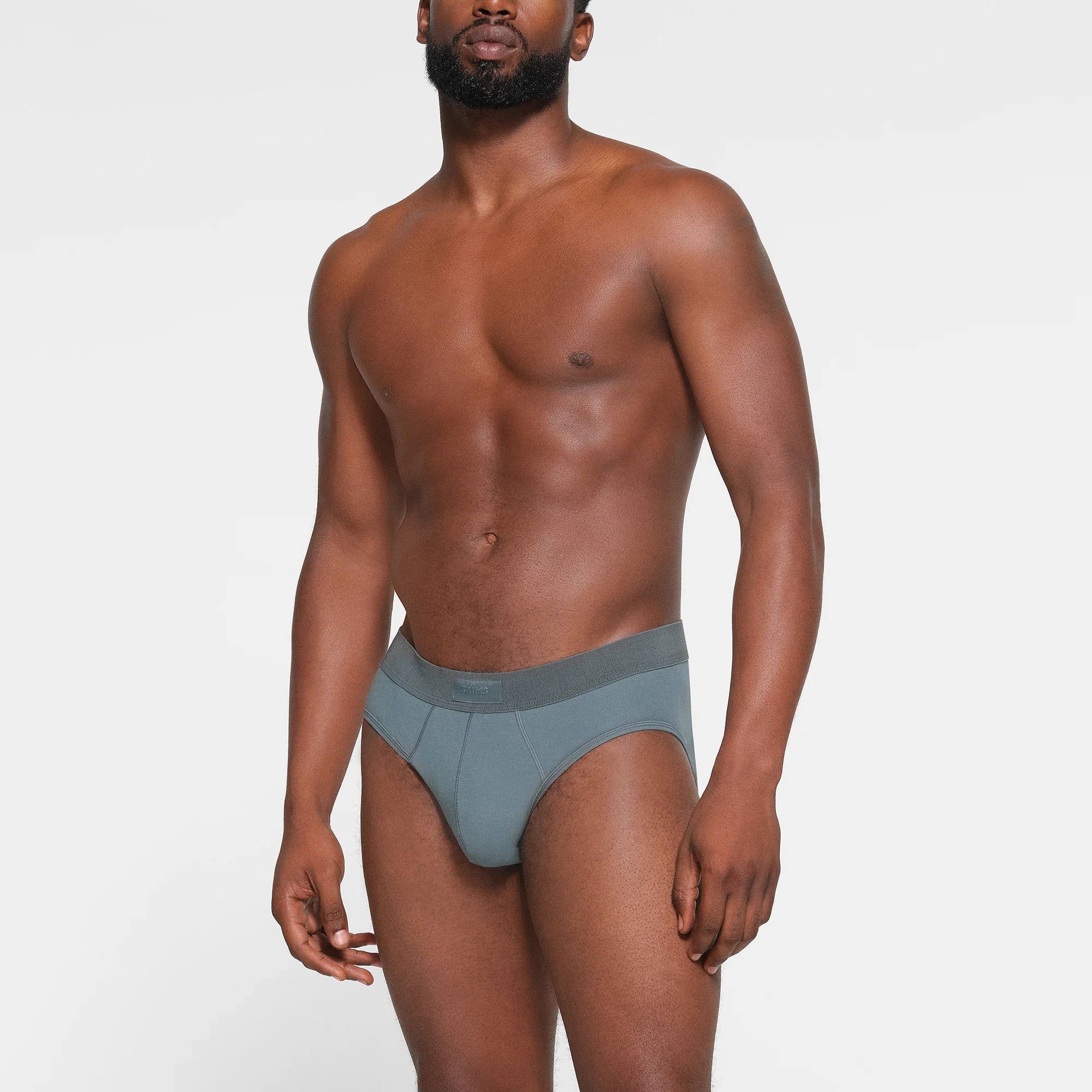 SKIMS COTTON MENS BRIEF 3-PACK | RUSSET MULTI
