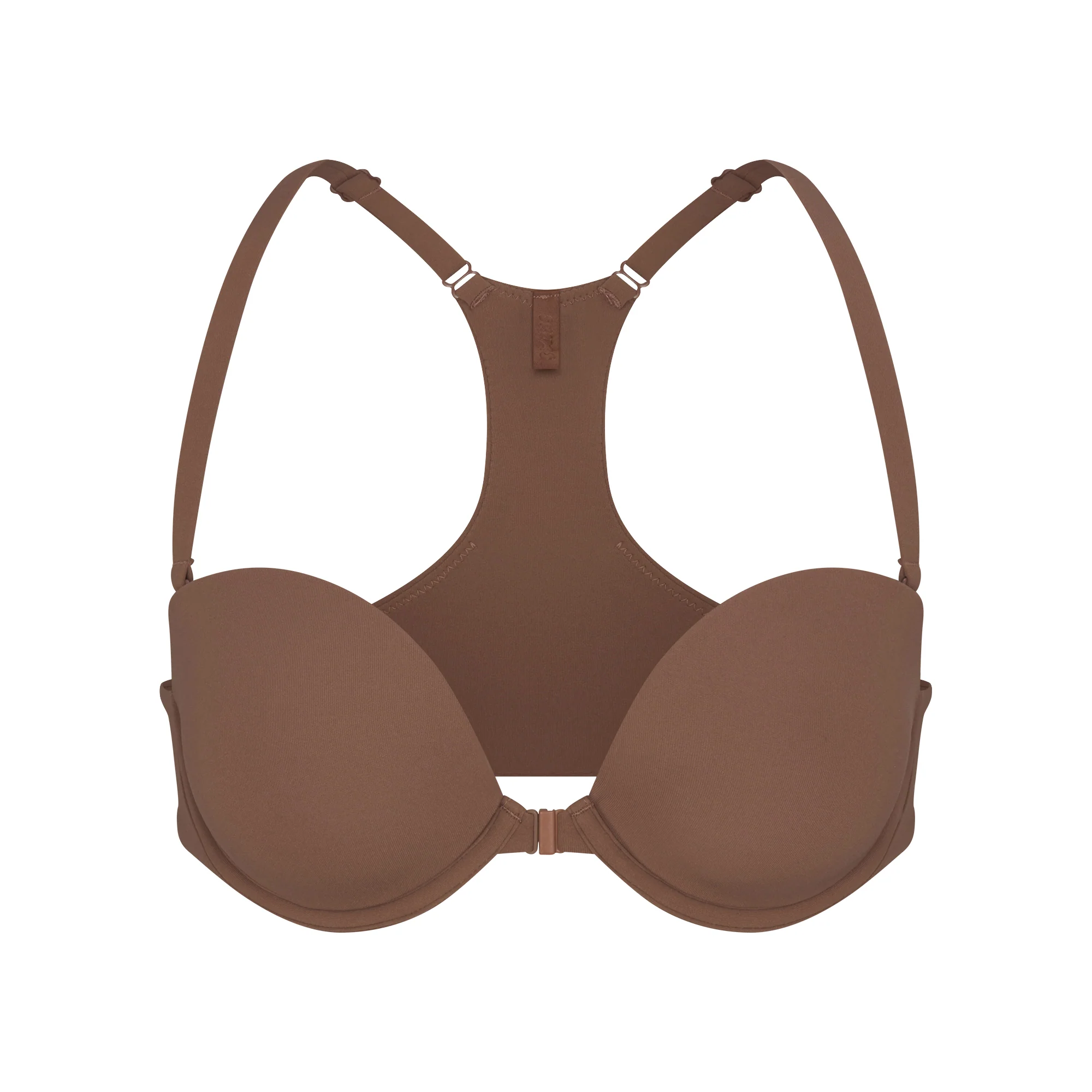 FITS EVERYBODY RACERBACK DEMI BRA | CLAY