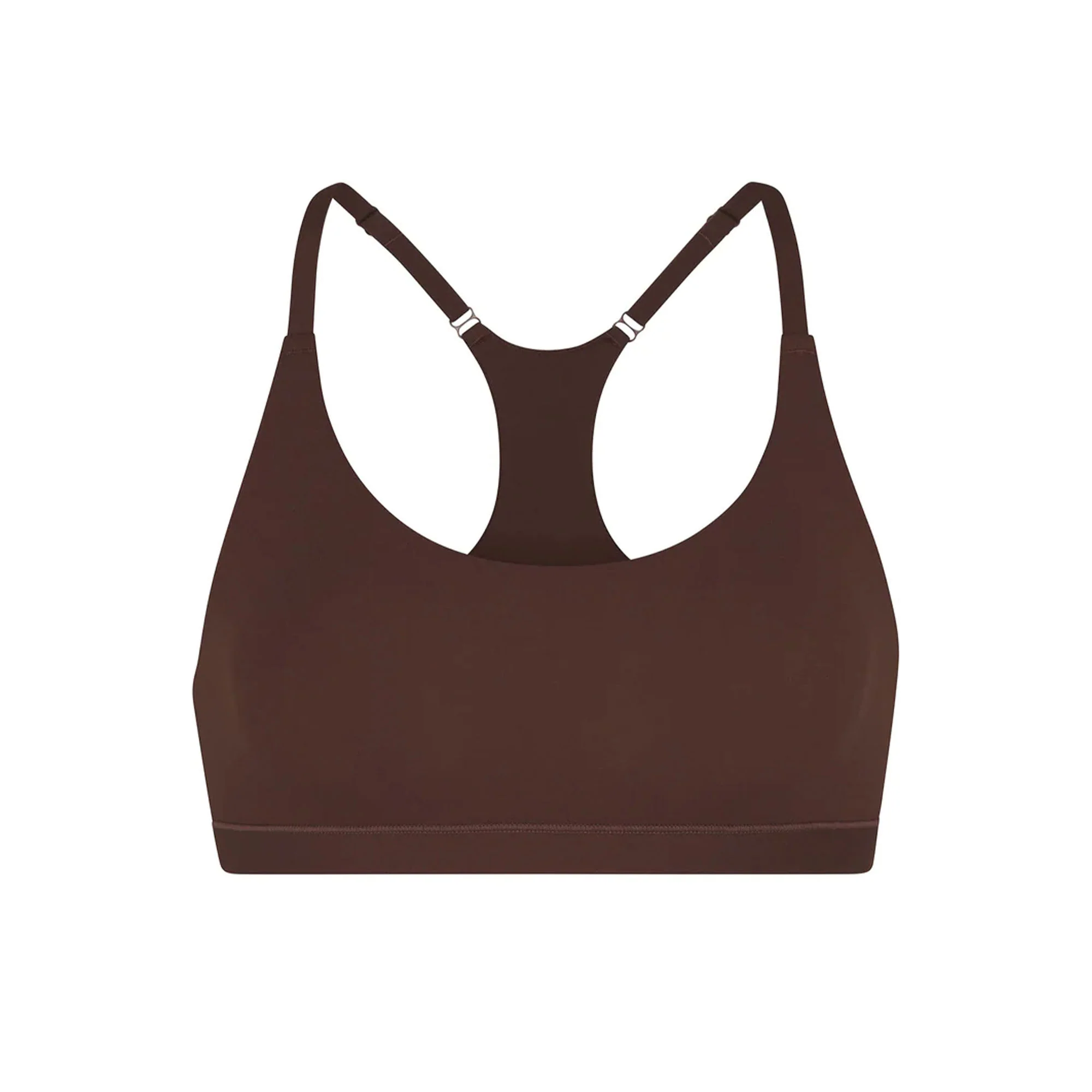FITS EVERYBODY RACERBACK SCOOP BRALETTE | ONYX