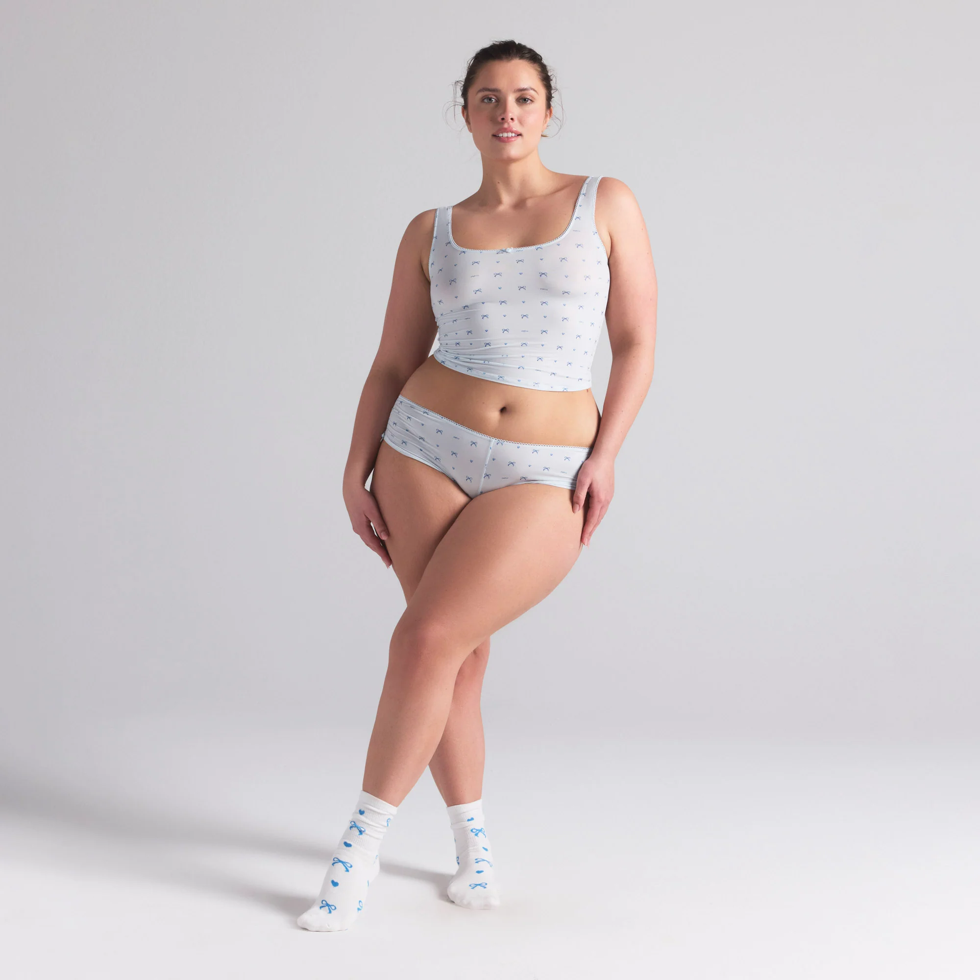 WEDDING SOCK 2-PACK | MARBLE AND CLOUD BOW PRINT