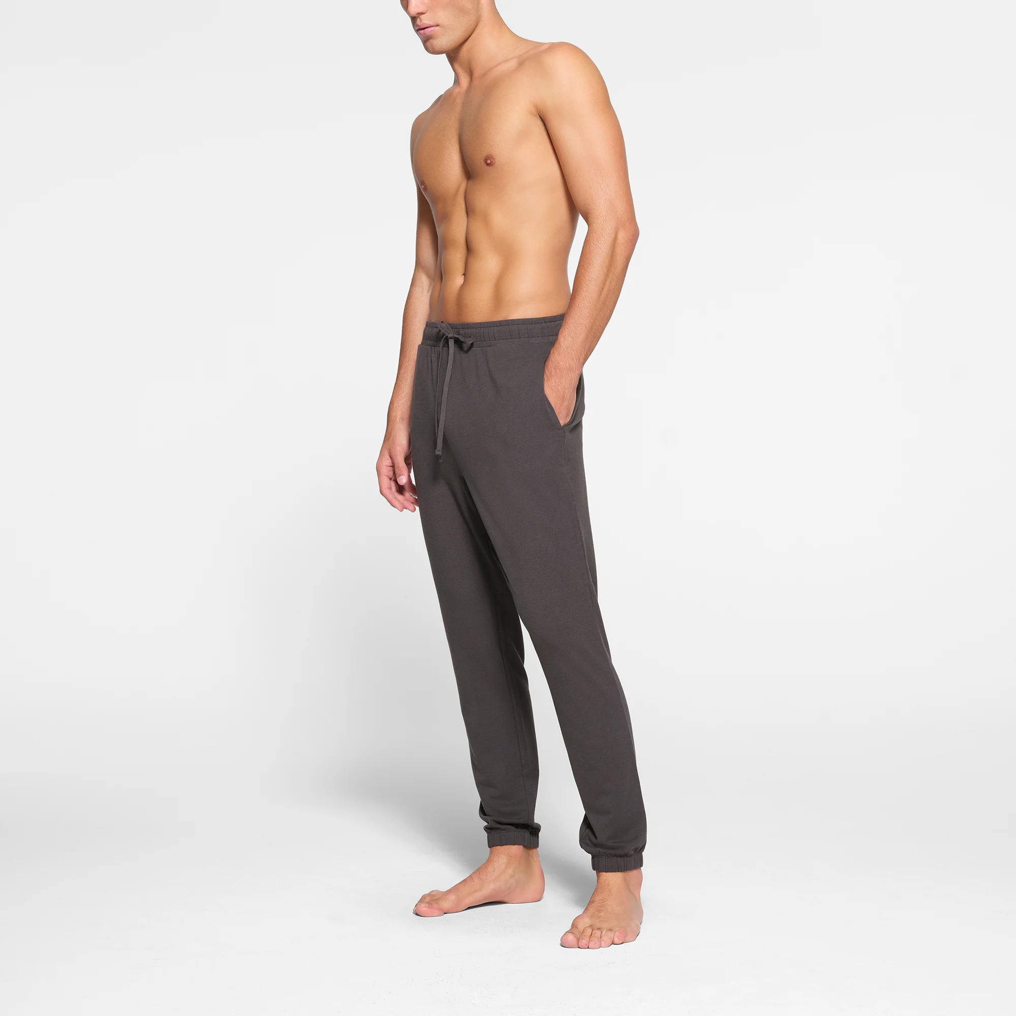 JERSEY LOUNGE MENS JOGGER | OBSIDIAN