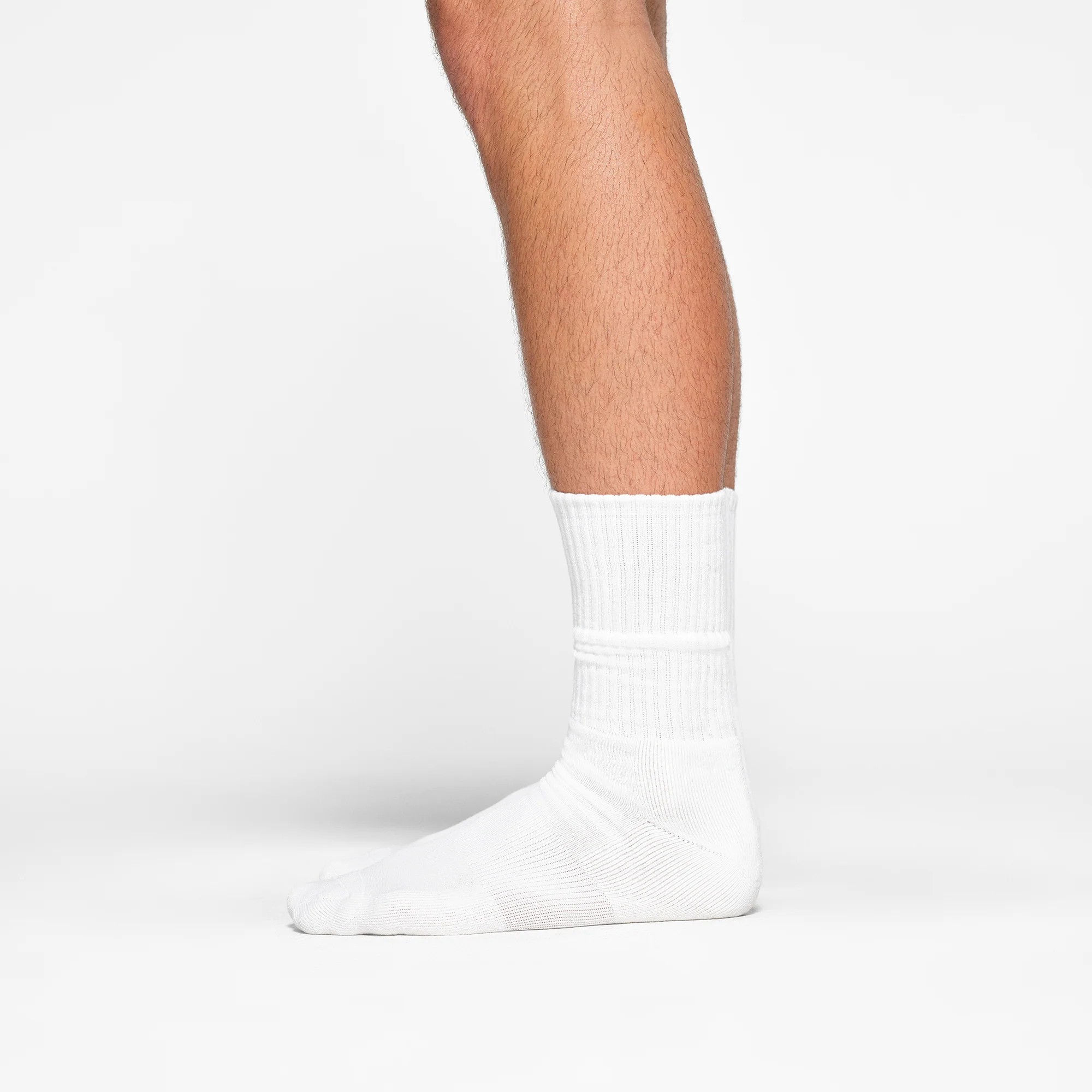 MENS TUBE CREW SOCK 3-PACK | CHALK