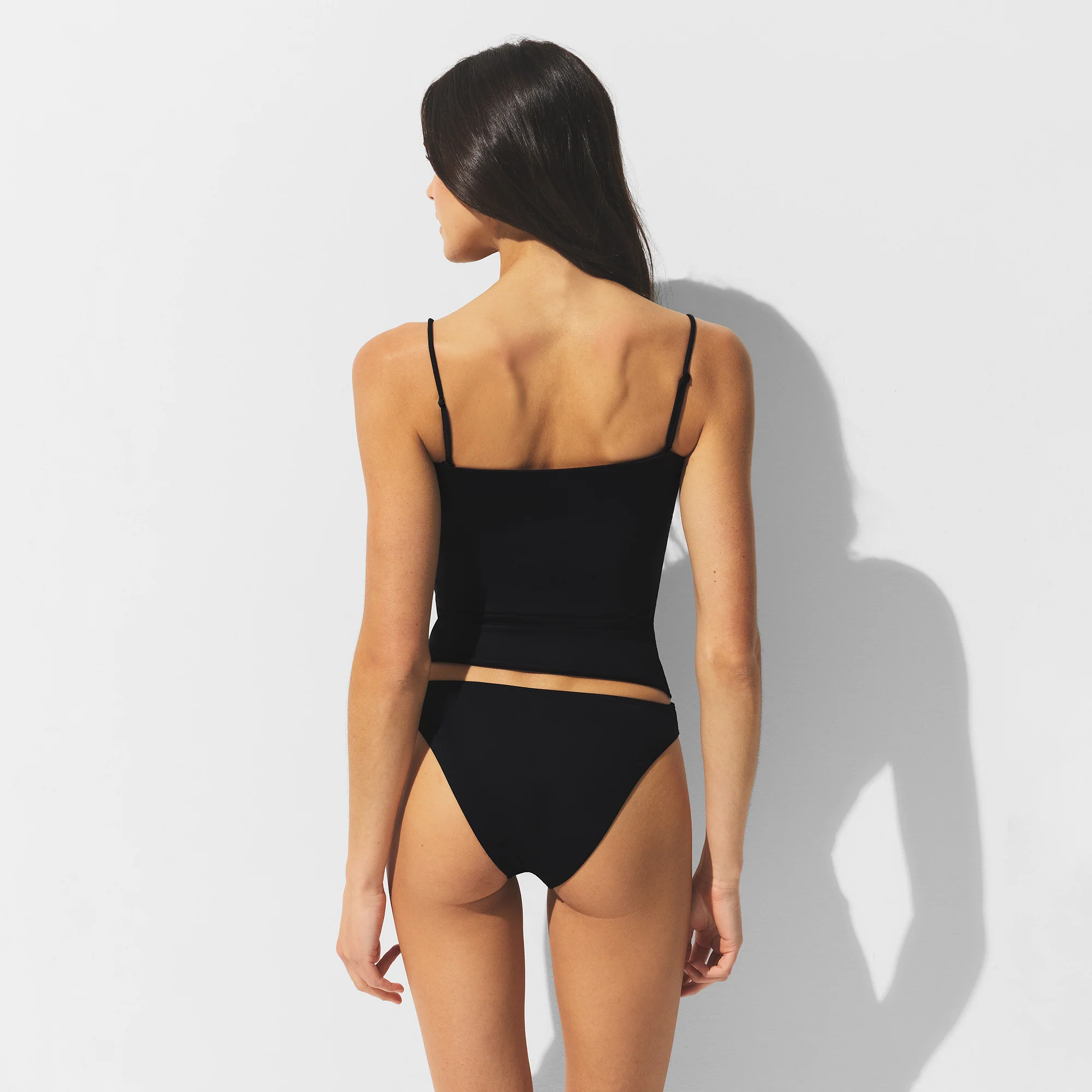 ICONIC SWIM CONVERTIBLE BANDEAU BIKINI TOP | OBSIDIAN