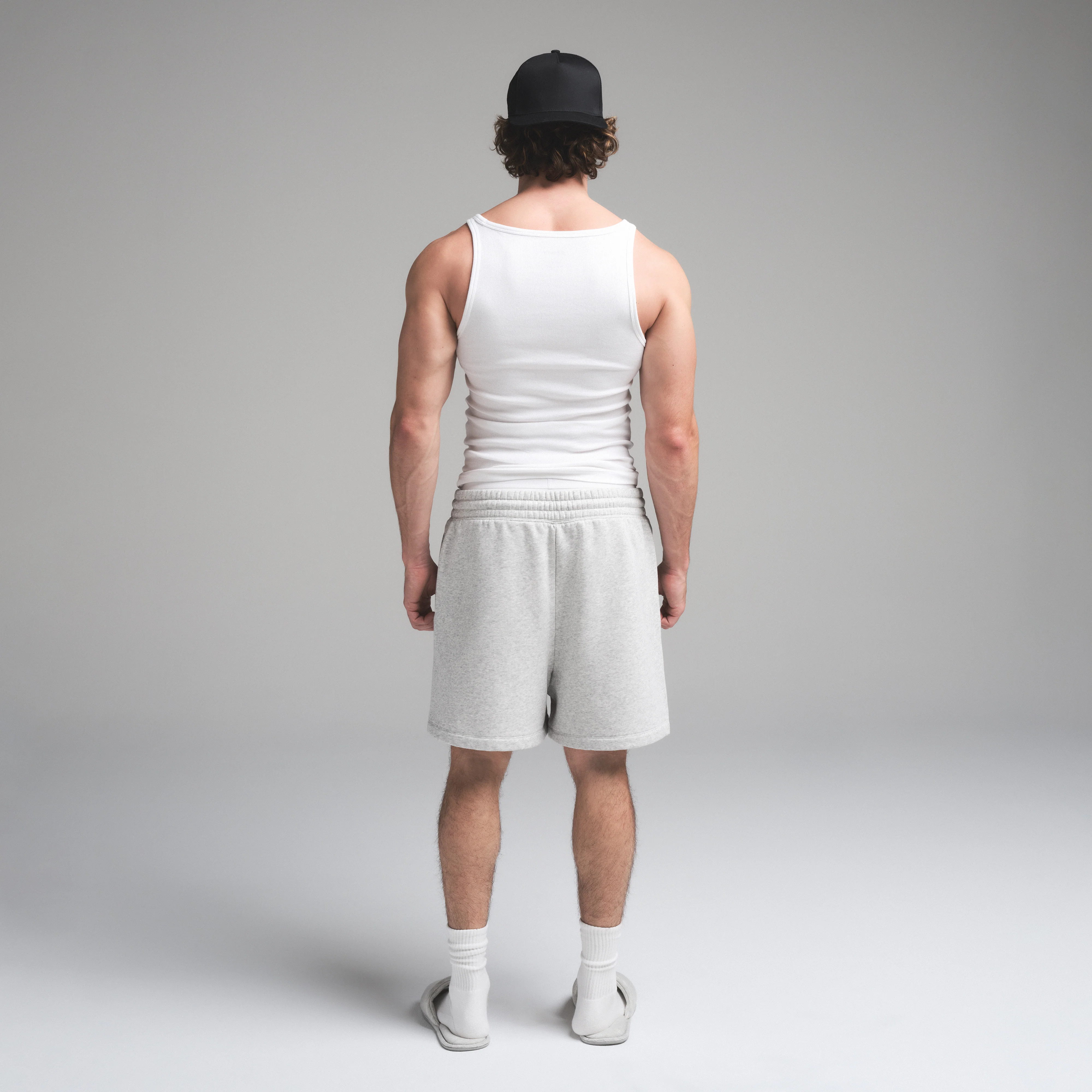 SKIMS COTTON MENS RIB TANK 3-PACK | ECRU RUSSET MULTI