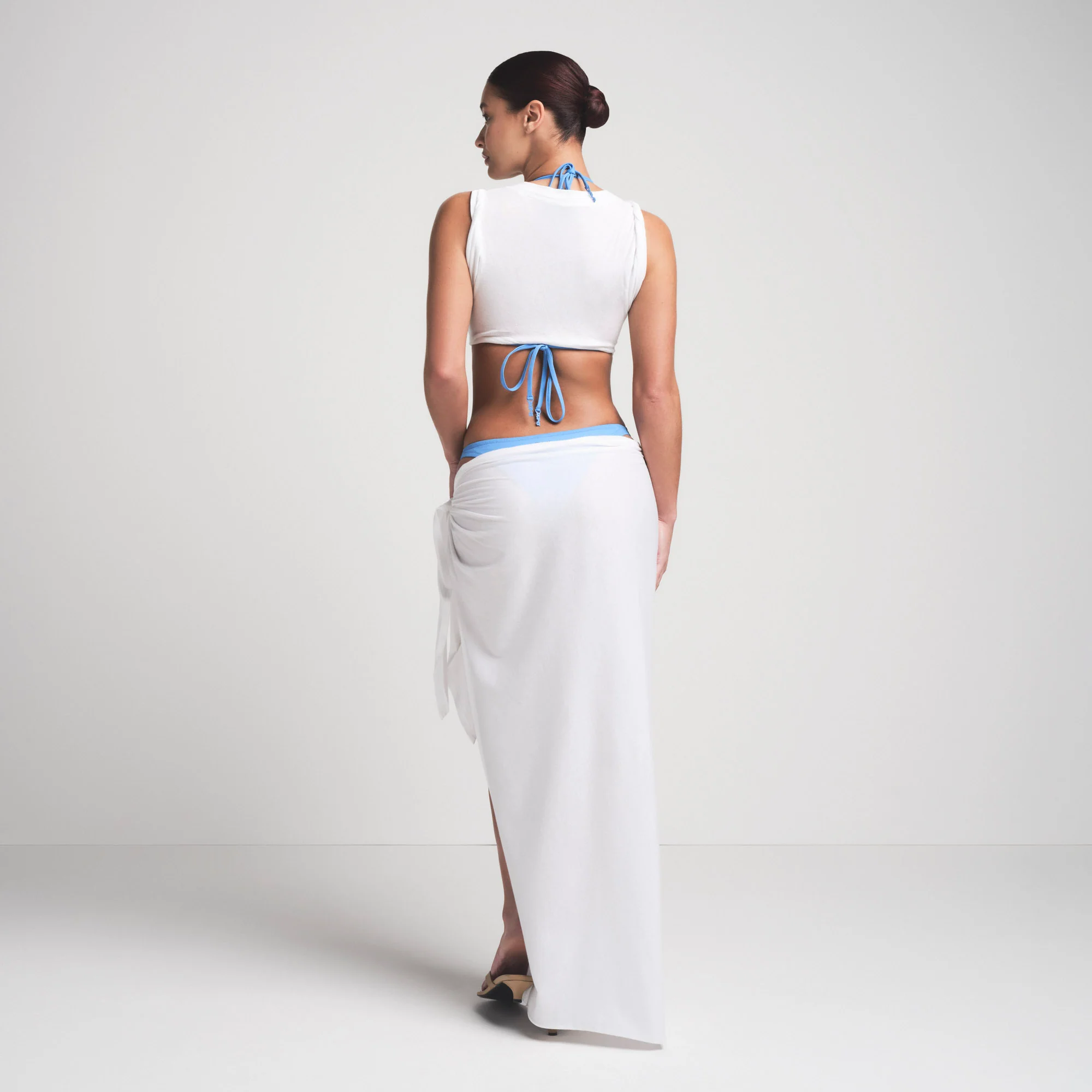 COTTON COVER-UPS TIE SARONG | SNOW