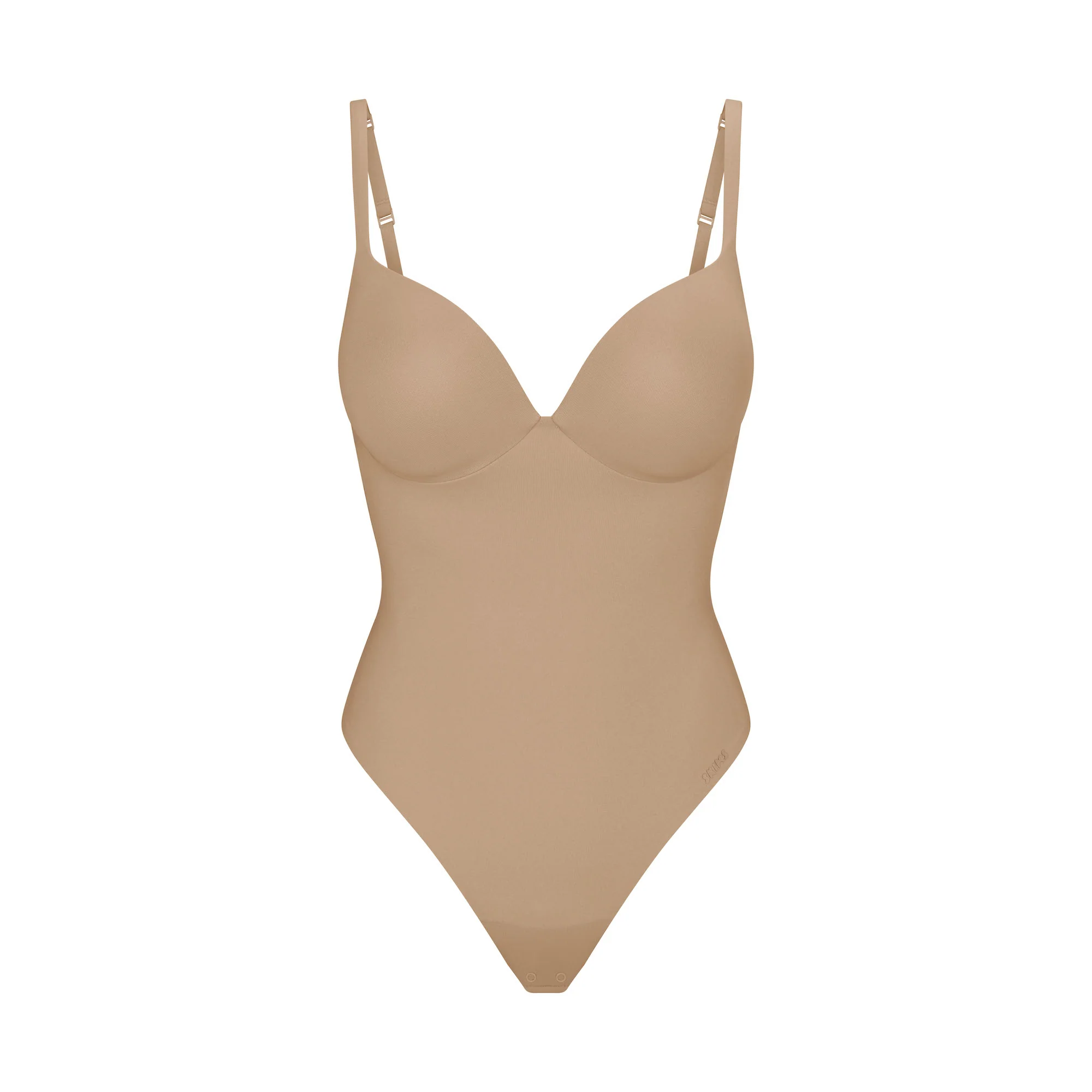 SKIMS ULTIMATE BODY PUSH-UP THONG BODYSUIT | ONYX
