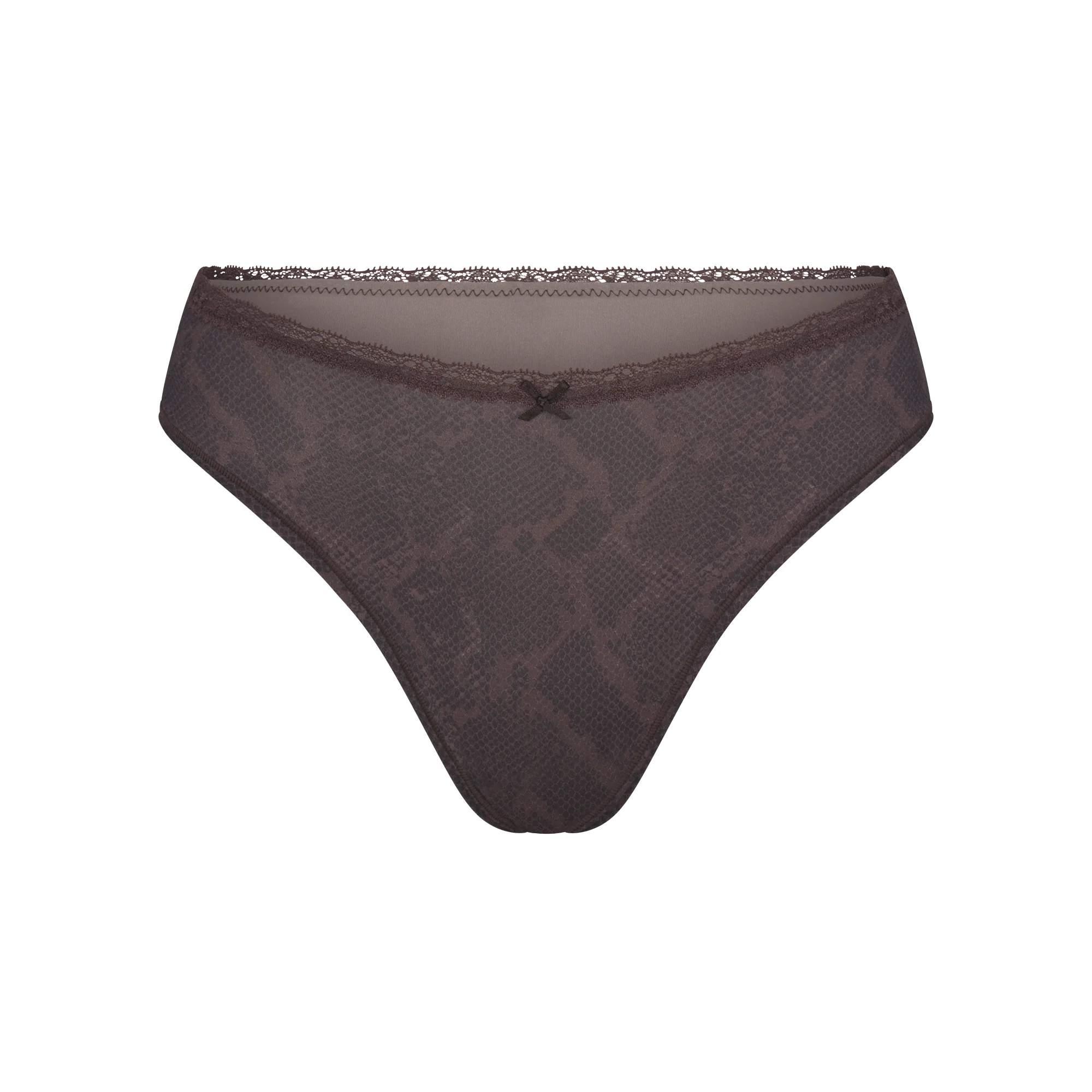 FITS EVERYBODY LACE DIPPED THONG 4-PACK | JASPER SNAKE MULTI
