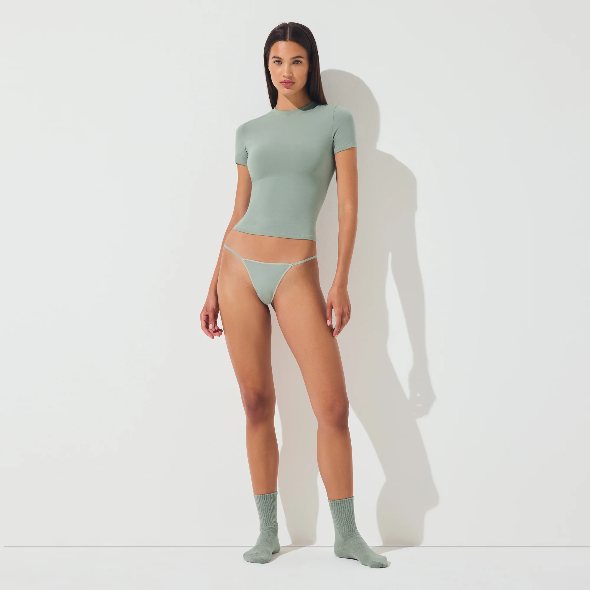 LIGHTWEIGHT COTTON STRING THONG 7-PACK | SNOW MINERAL MULTI