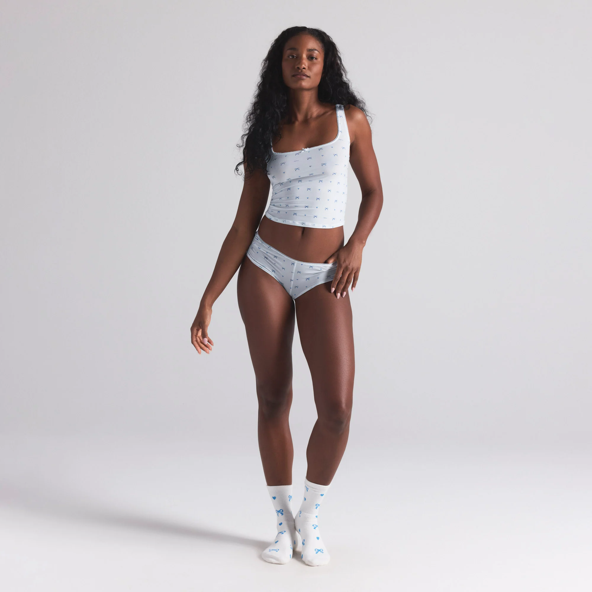 WEDDING SOCK 2-PACK | MARBLE AND CLOUD BOW PRINT