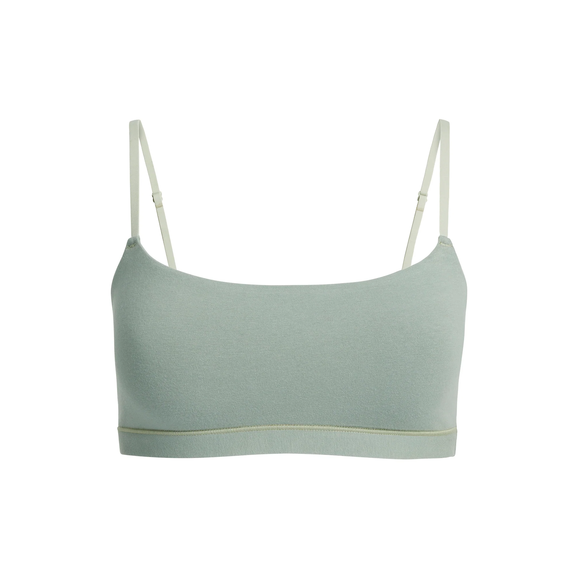 COTTON JERSEY SCOOP BRALETTE | SOOT