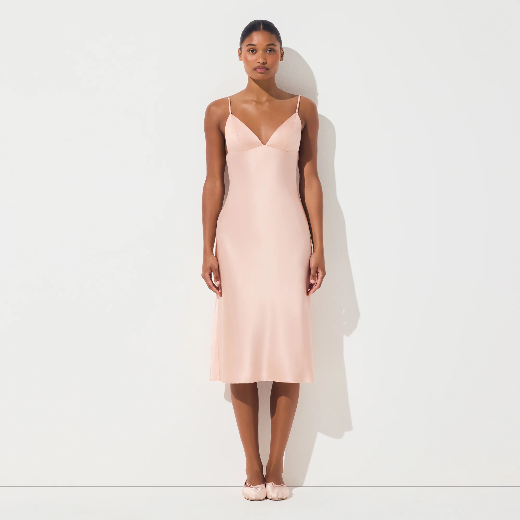 SILK MIDI DRESS | VILLA