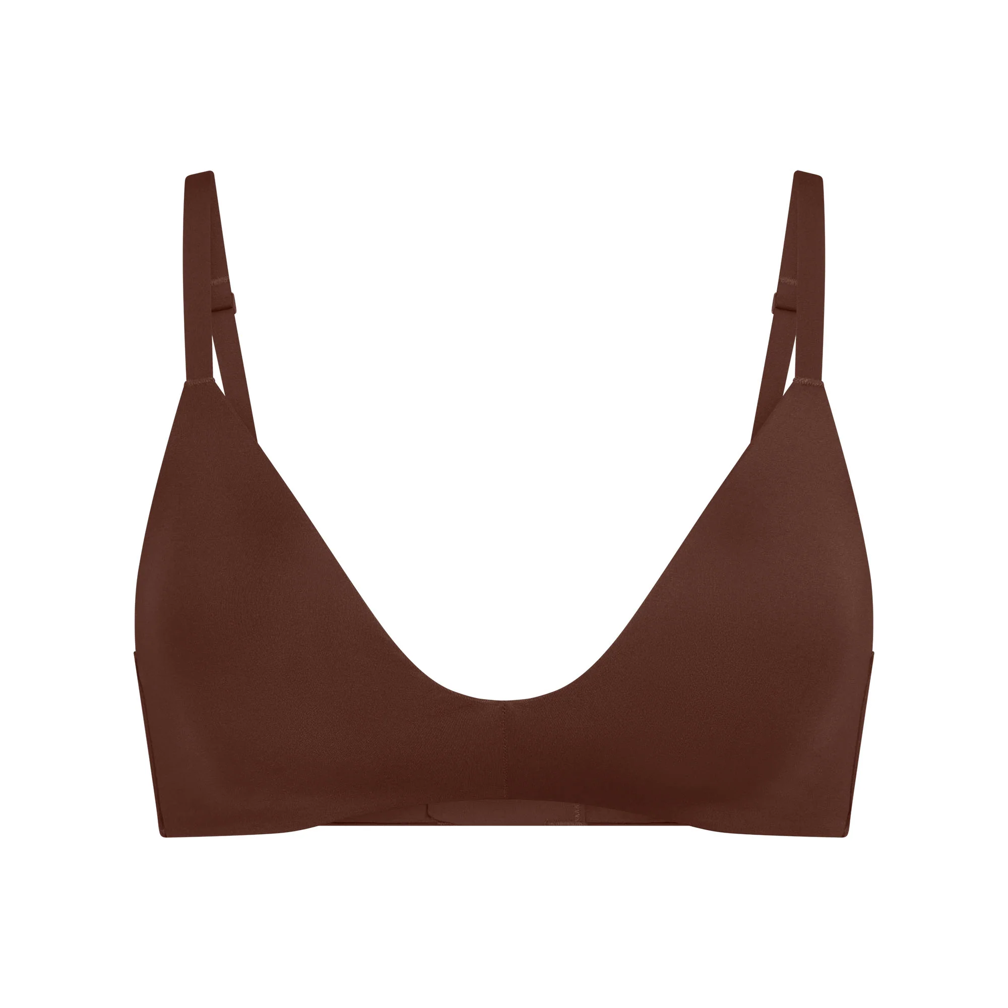 WIRELESS FORM T-SHIRT DEMI BRA | CLAY