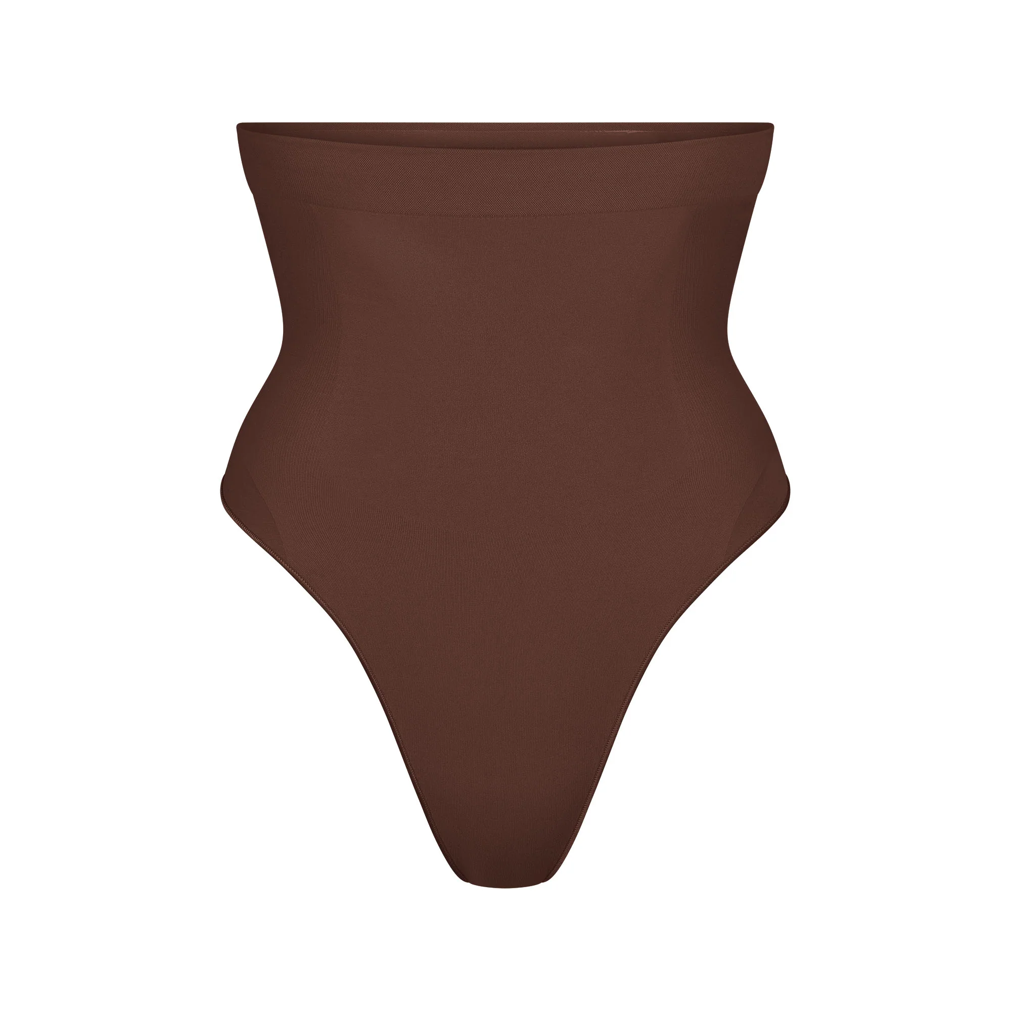 SEAMLESS SCULPT HIGH-WAISTED THONG | ONYX