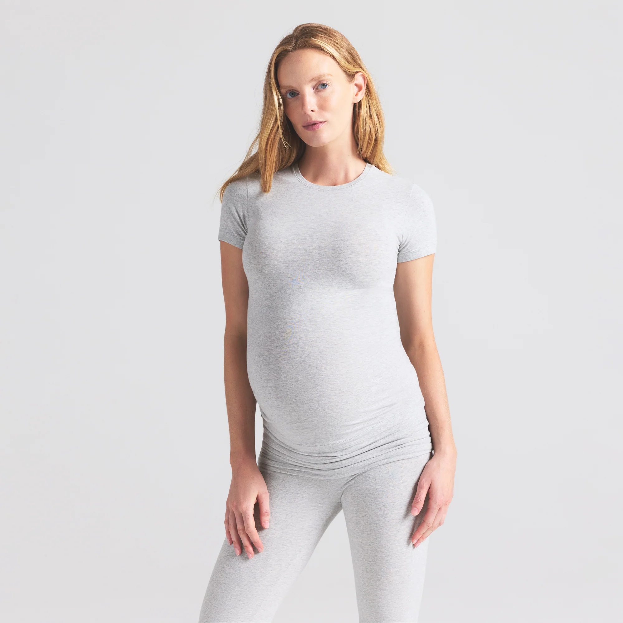 COTTON JERSEY MATERNITY T-SHIRT | SOOT